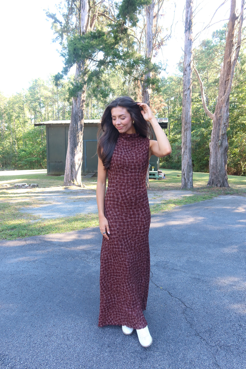 Aspen Maxi Dress- Espresso