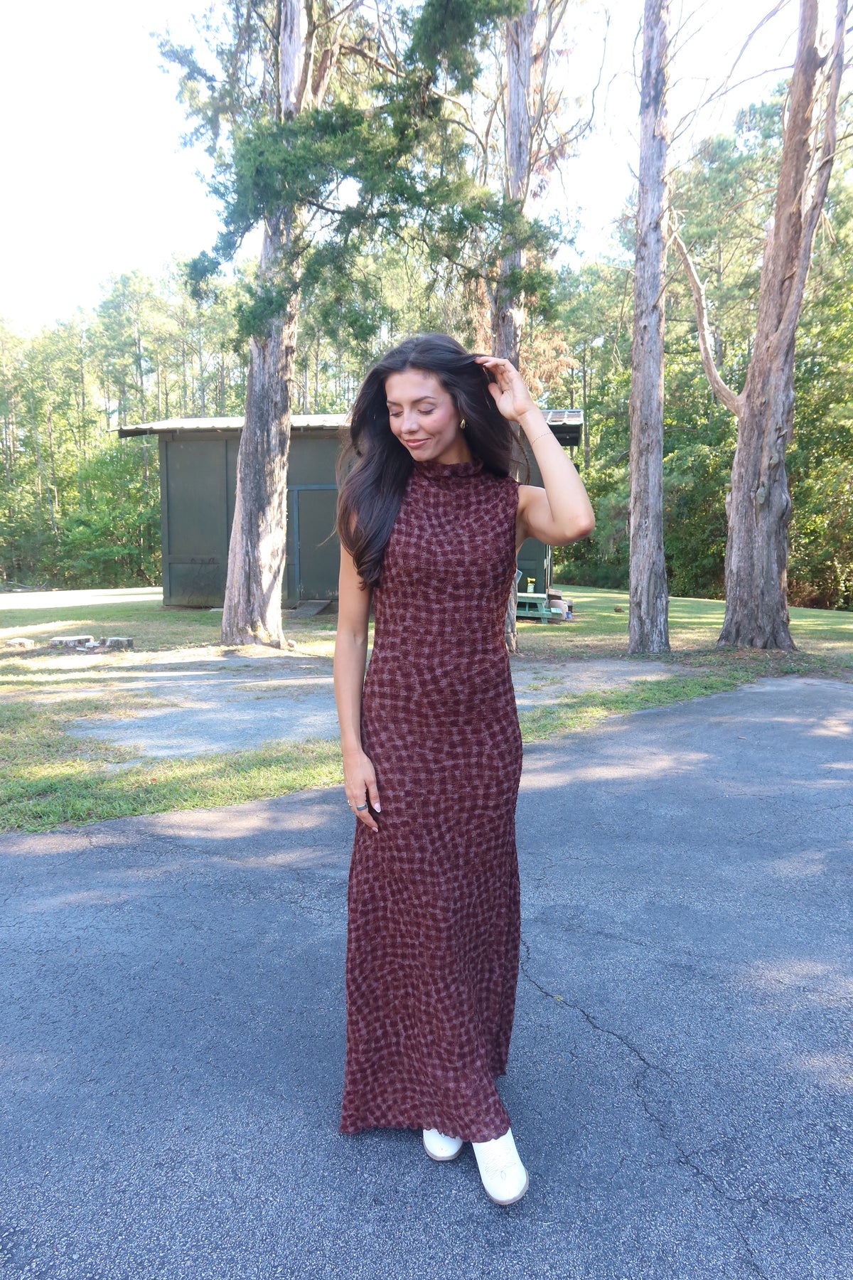 Aspen Maxi Dress- Espresso