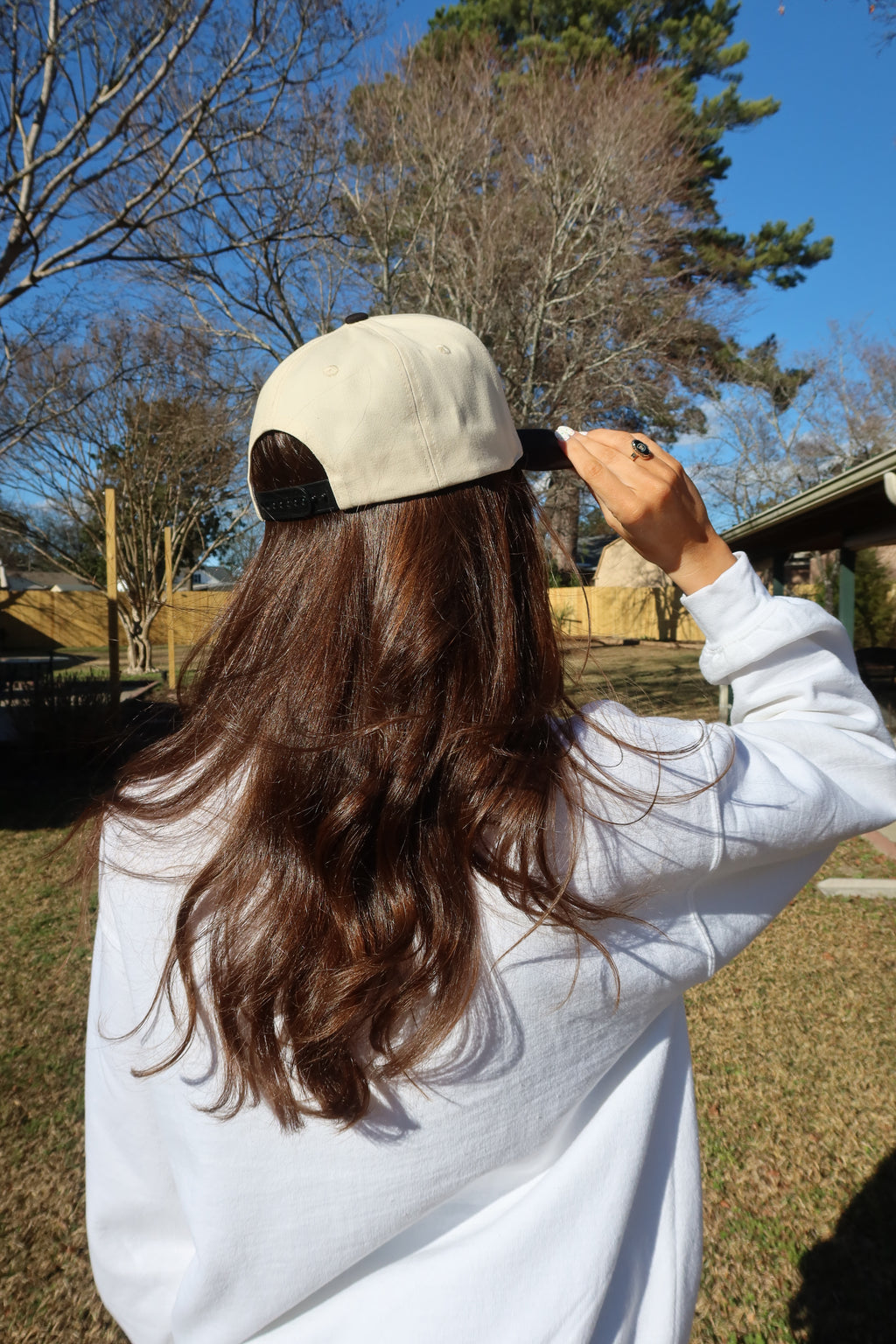 Frankie Greer Hat- Cream/Black