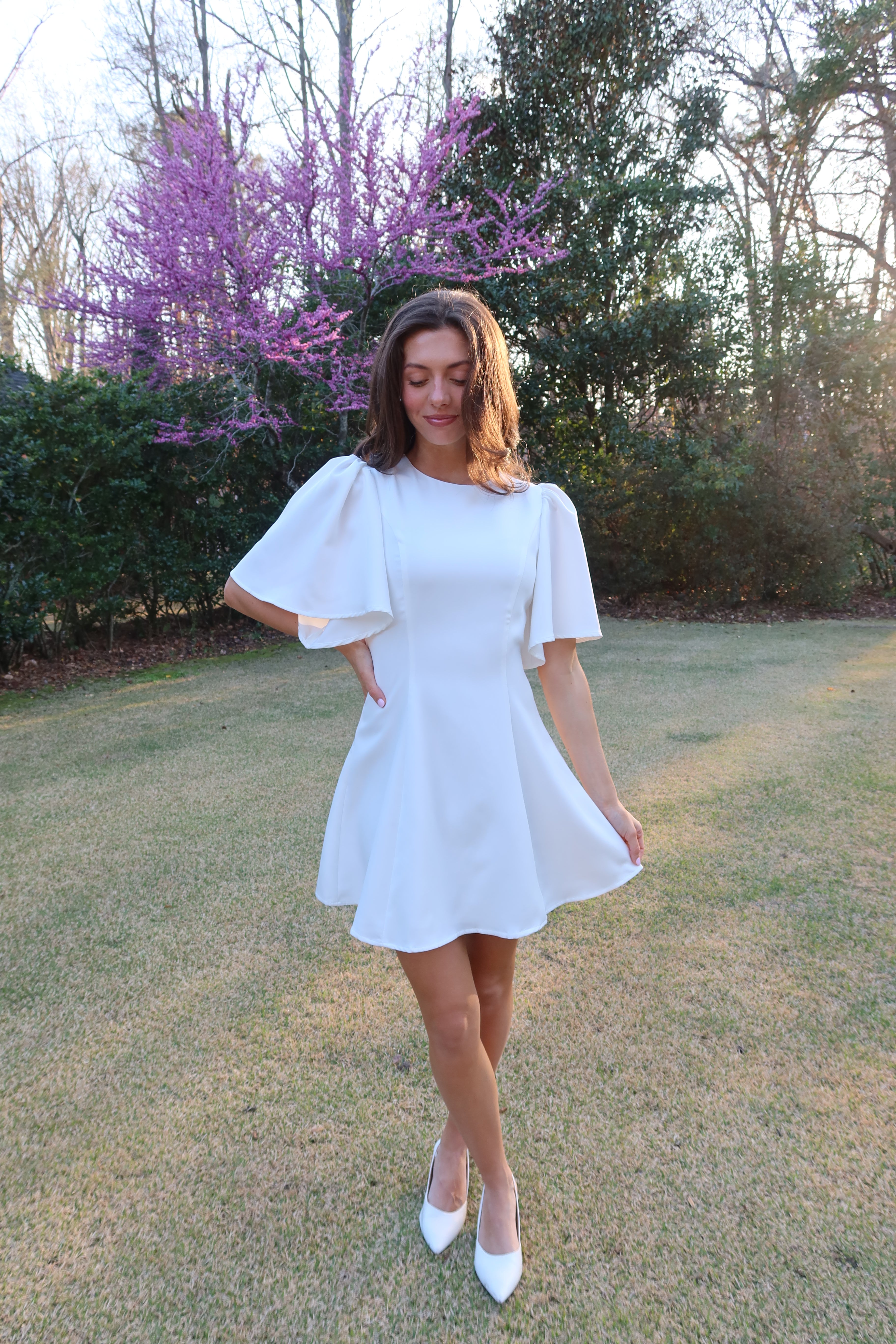 Lola Mini Dress- White