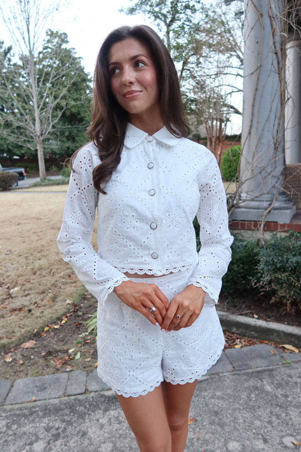 Sunday Best Set Top- White