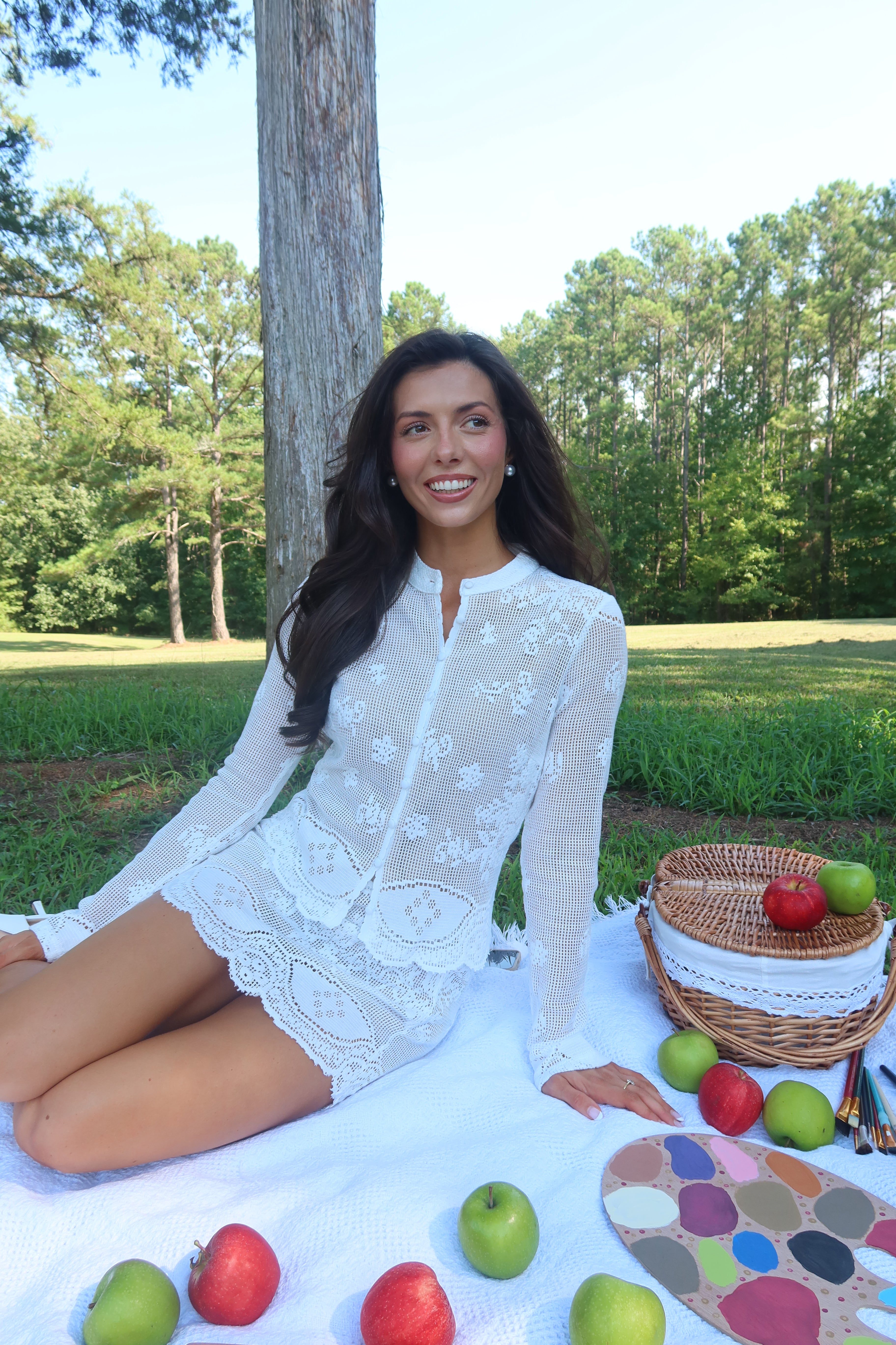 Corley Lace Set- Off White