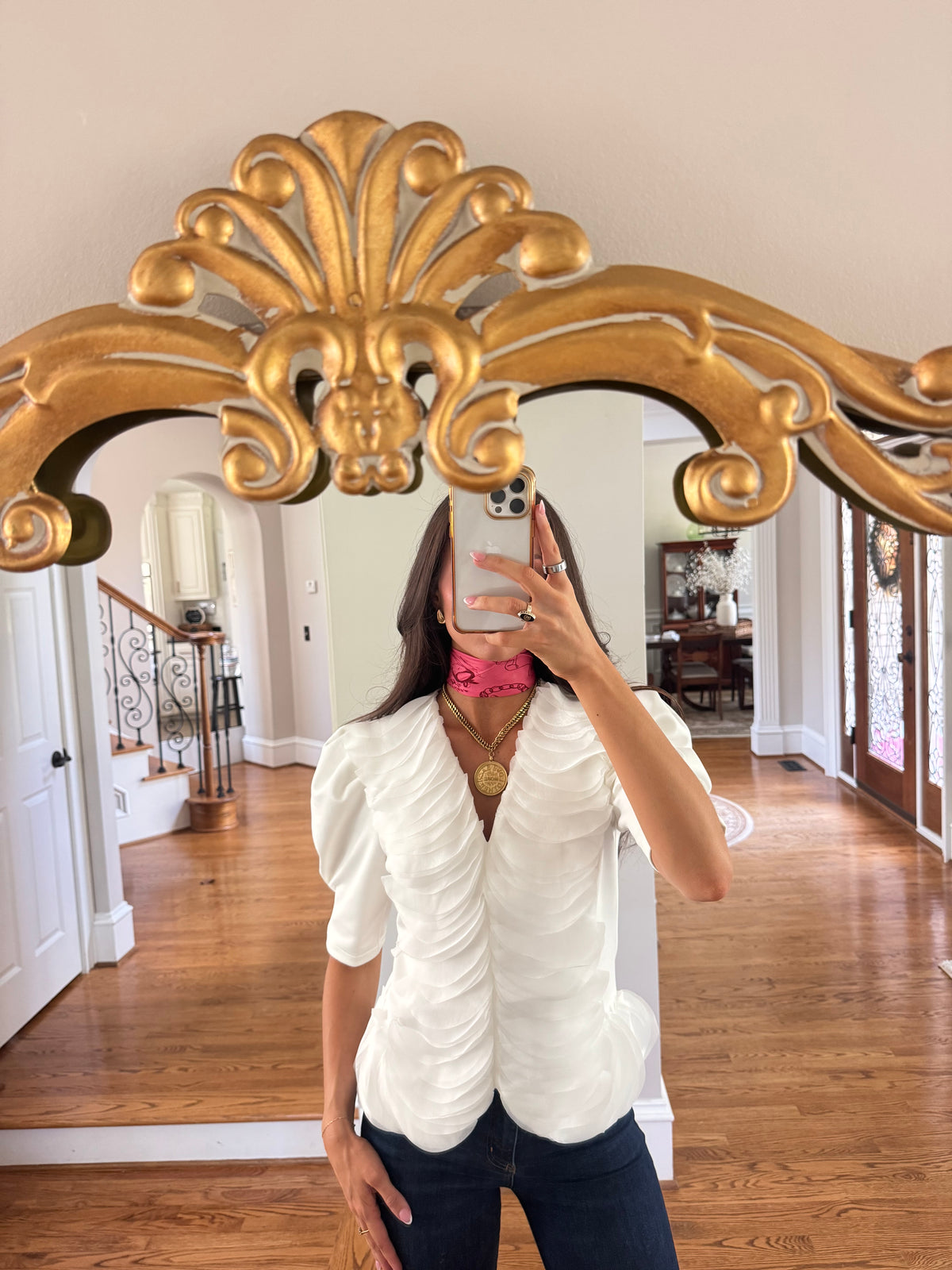 Petal Muse Top- Off White