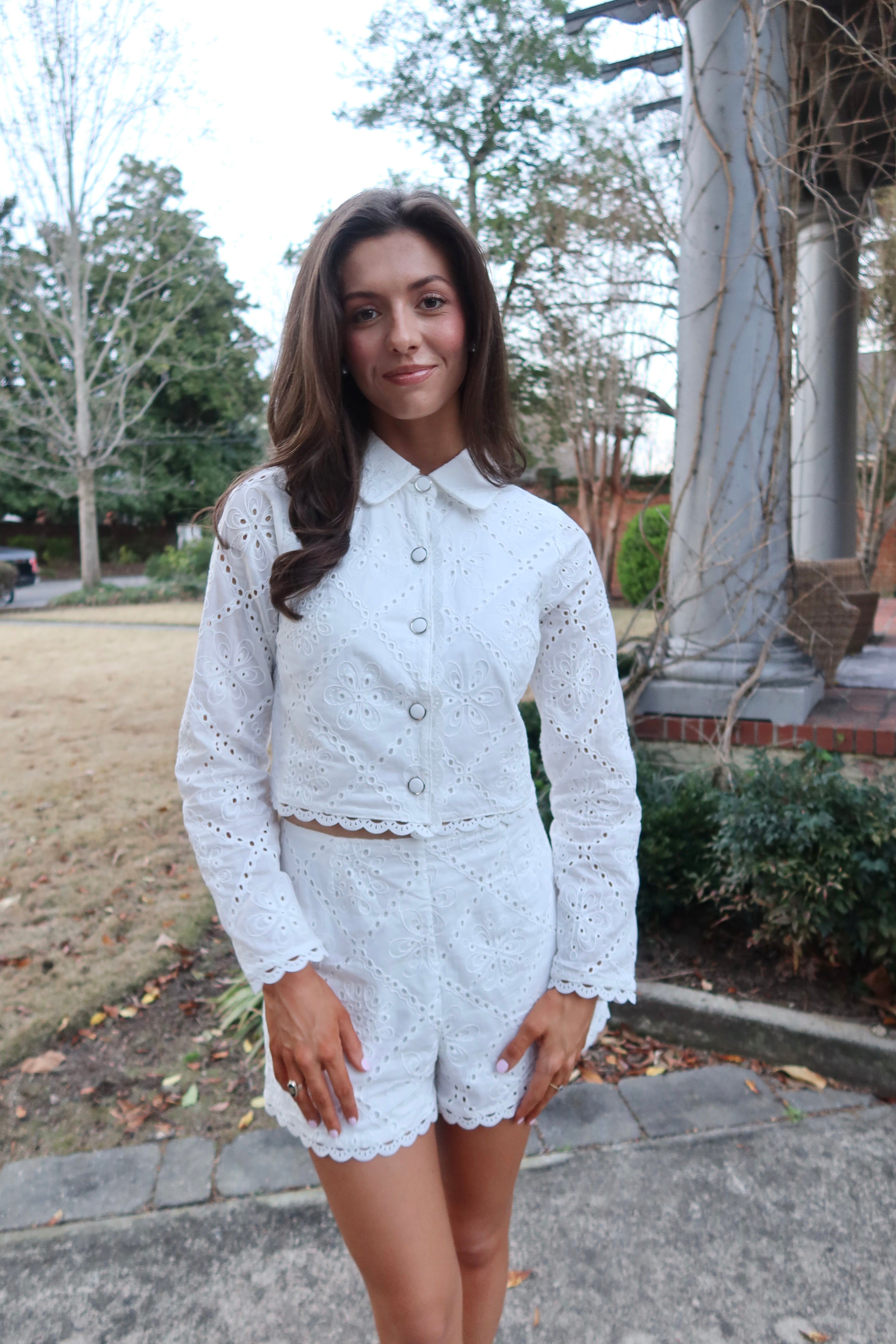 Sunday Best Set Top- White