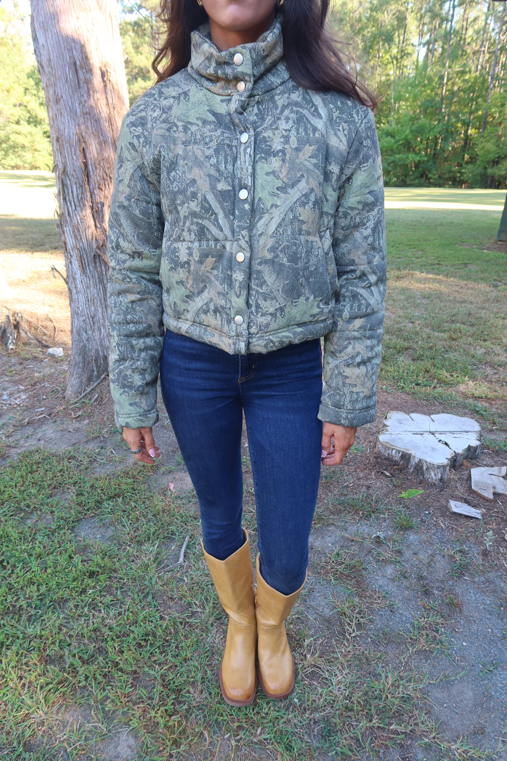 Woodland Camo Puffer- Camo