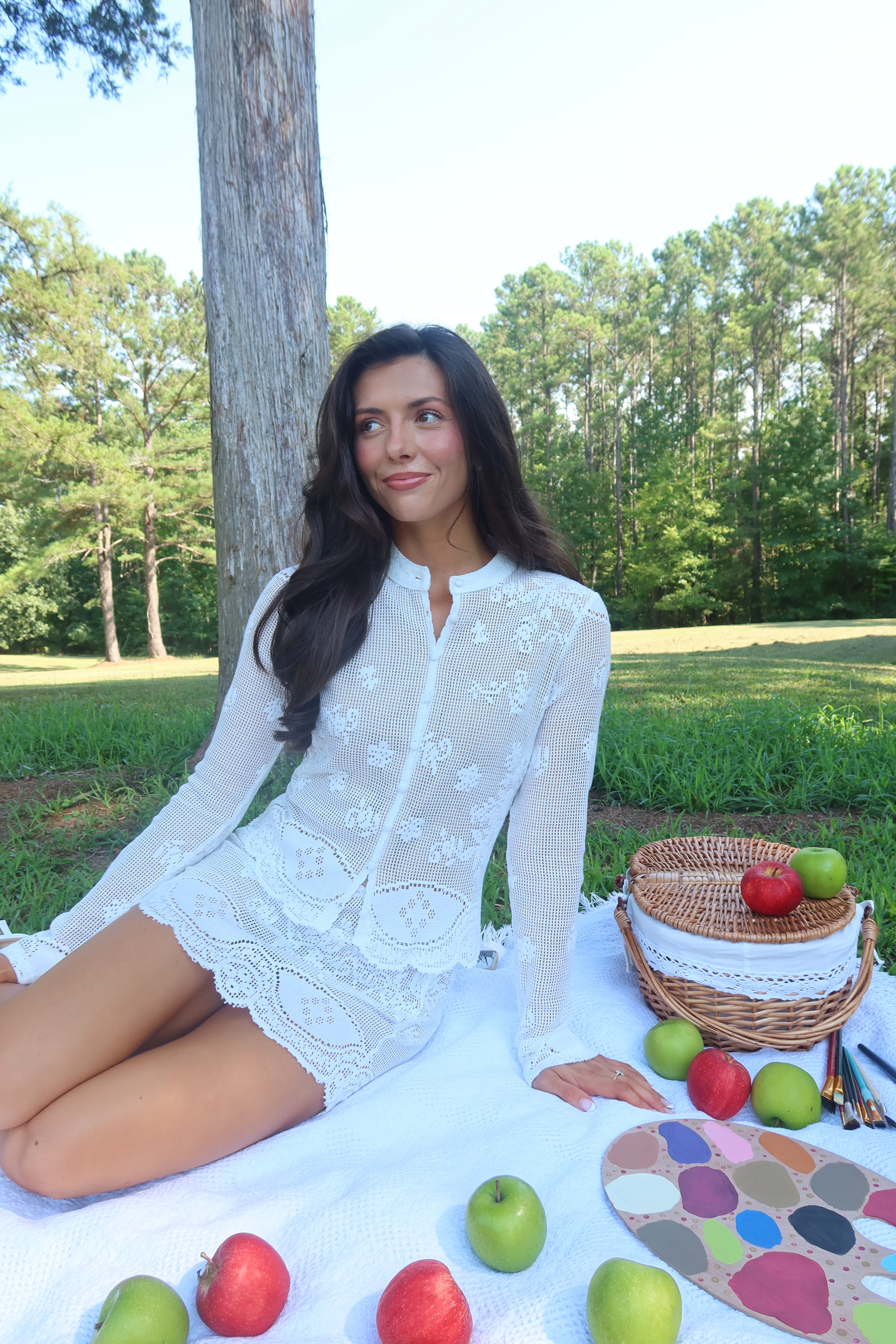 Corley Lace Set- Off White