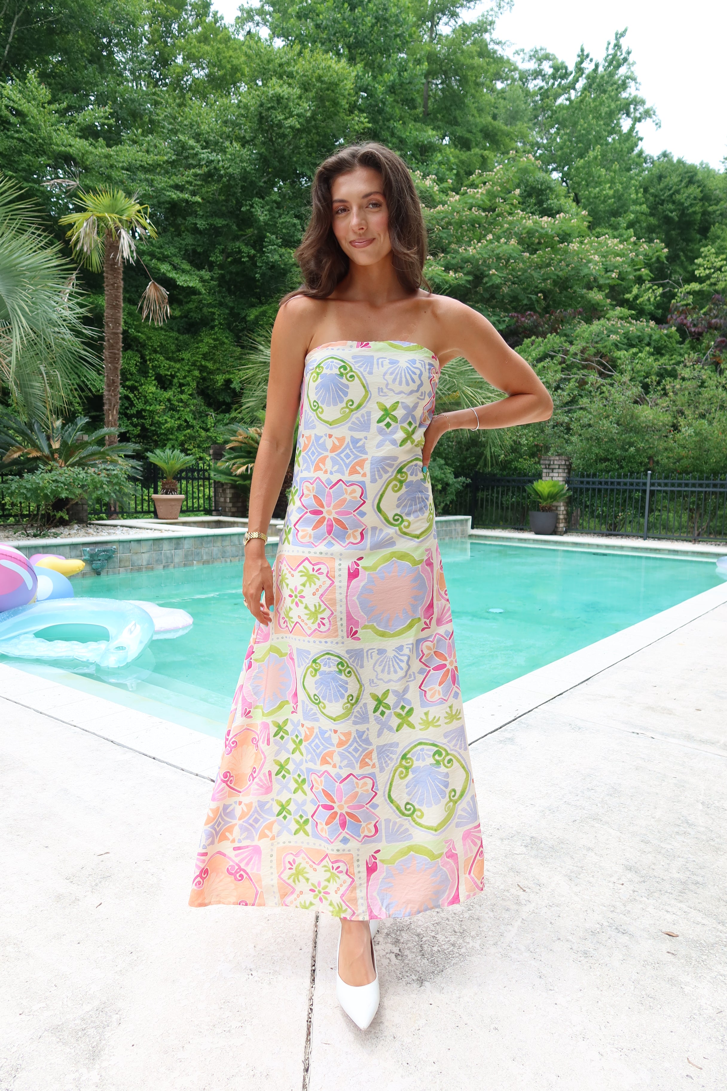 Nassau Maxi Dress- Multi