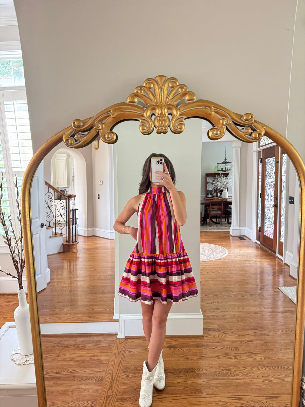 Tiger Town Mini Dress- Multi
