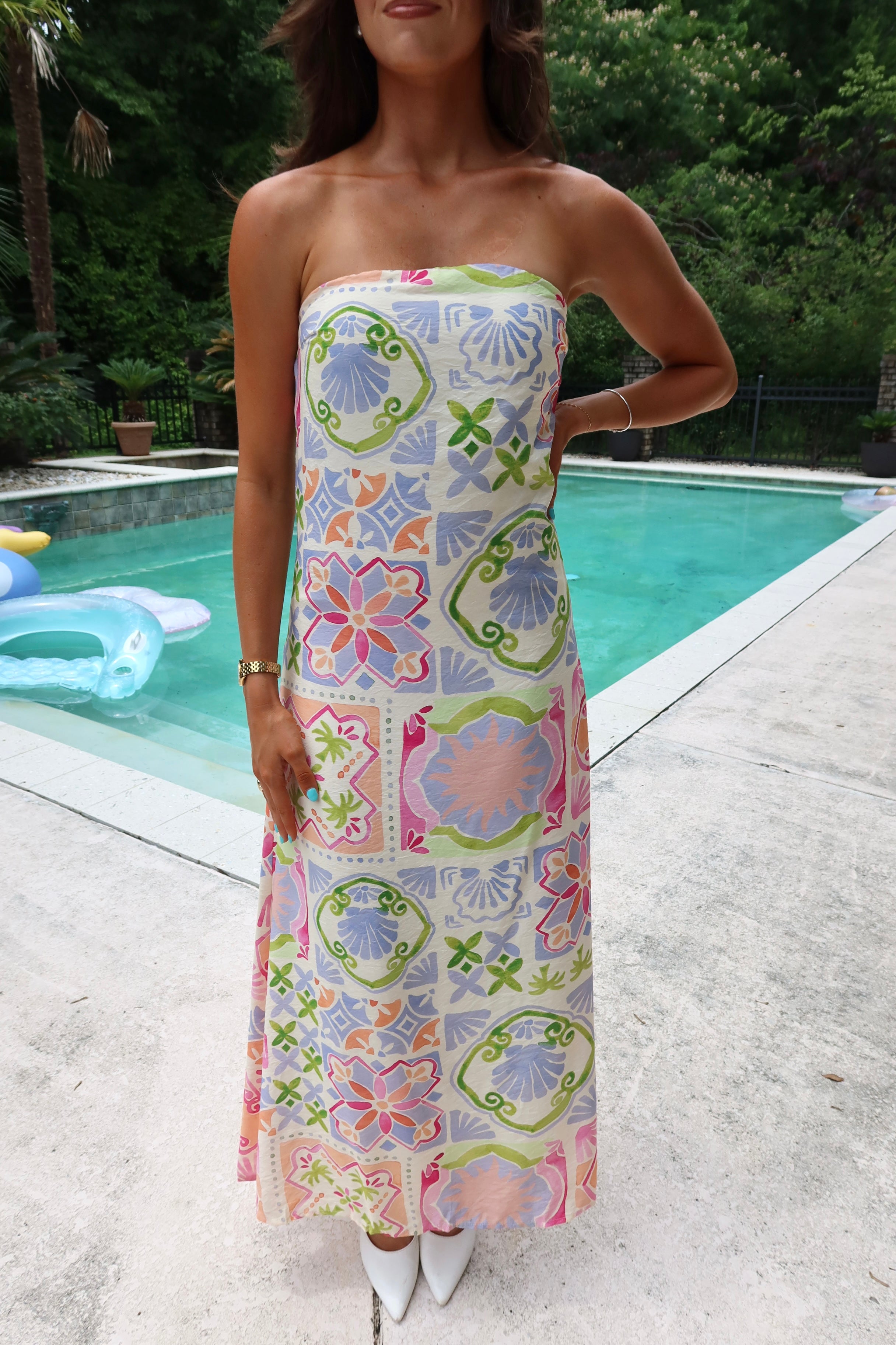 Nassau Maxi Dress- Multi