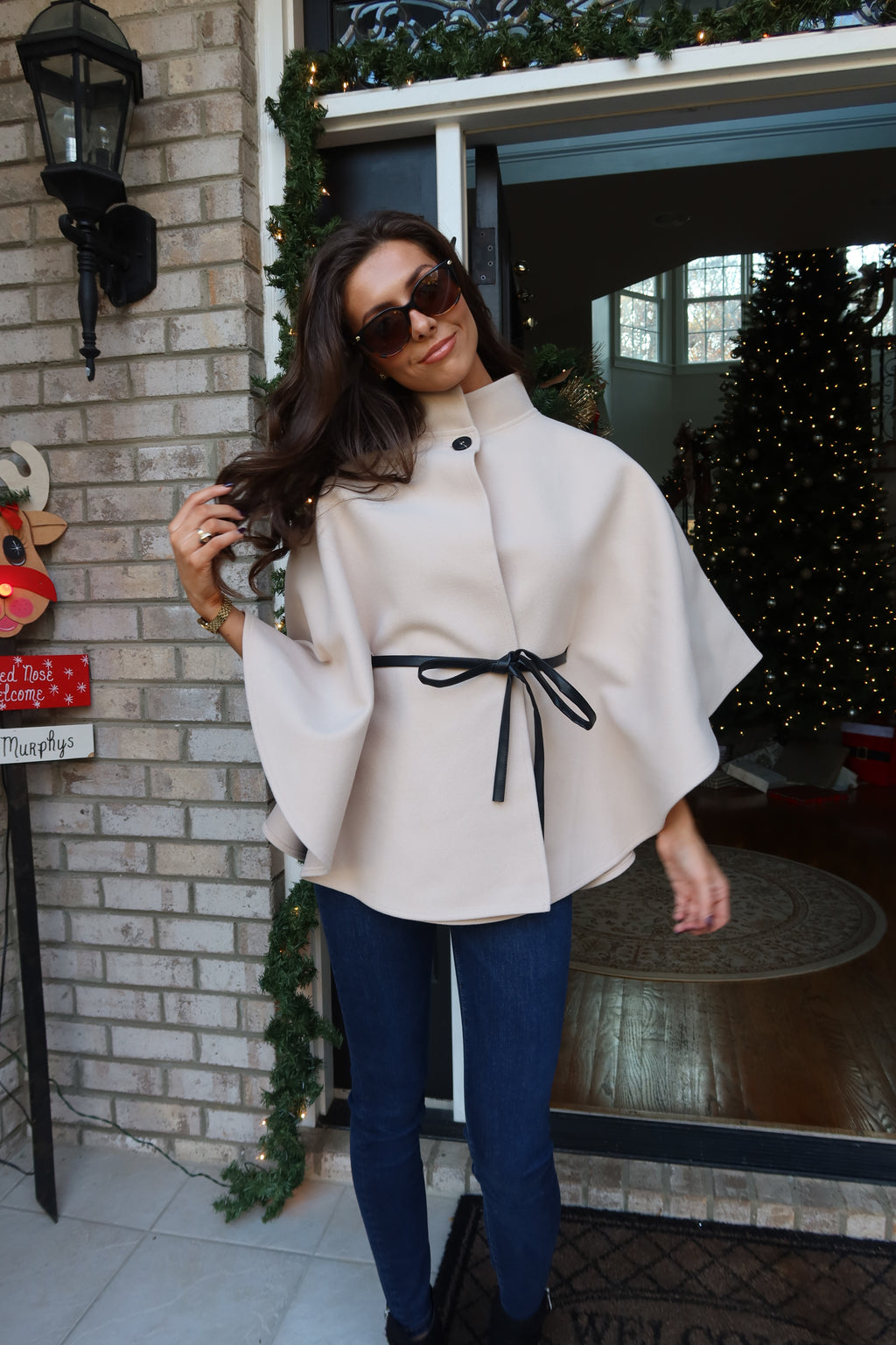 Kingston Cape Coat- Beige