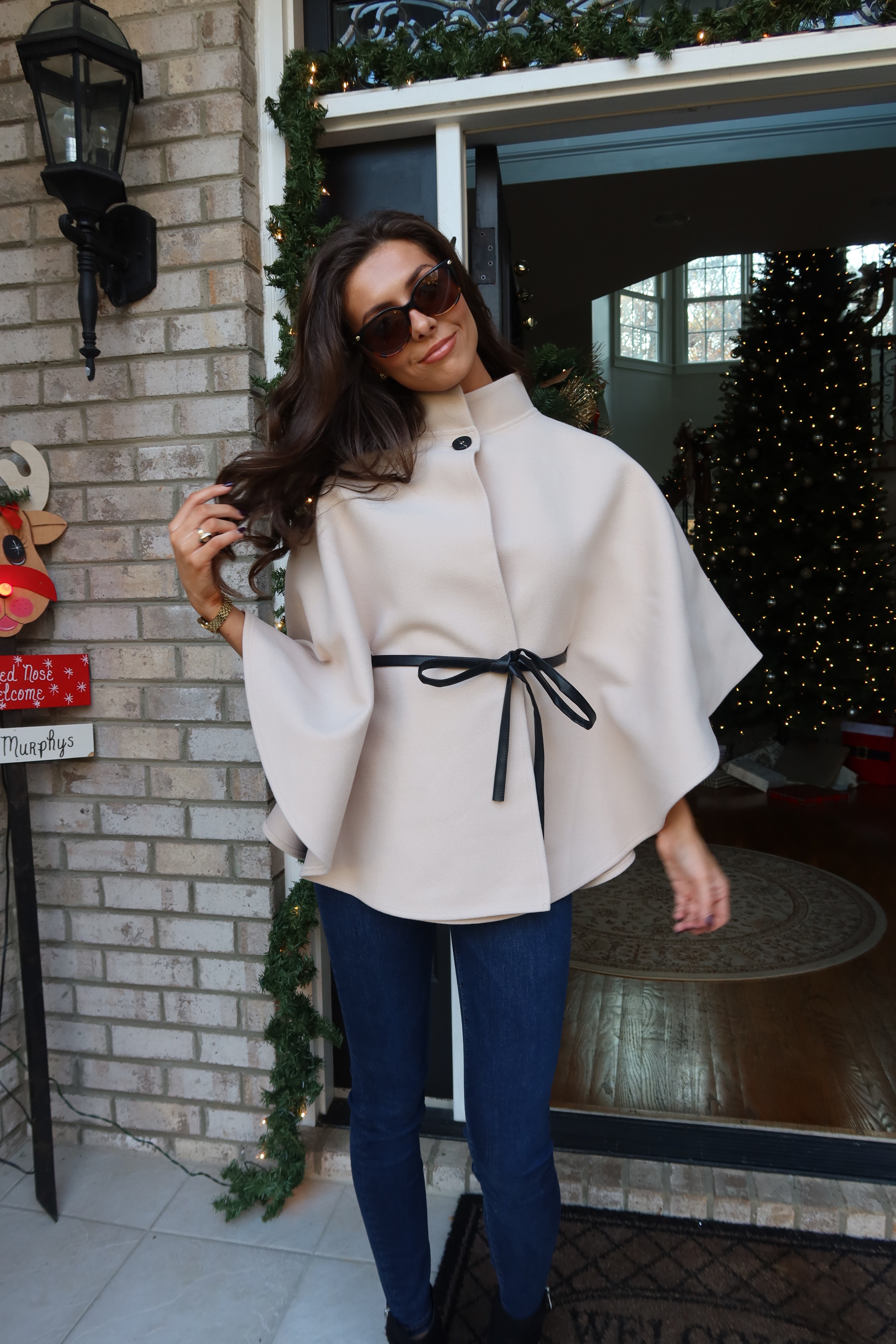 Kingston Cape Coat- Beige