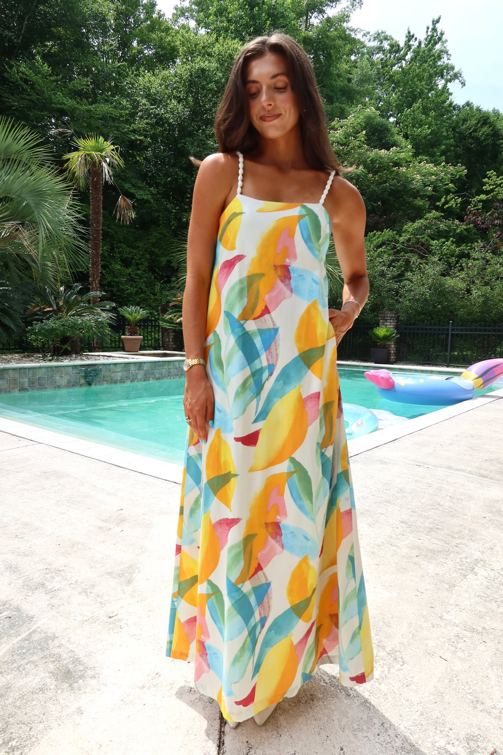 Amalfi Maxi Dress- Multi