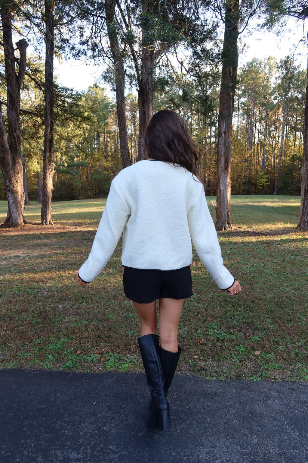 Cotswold Jacket- Ivory/Black