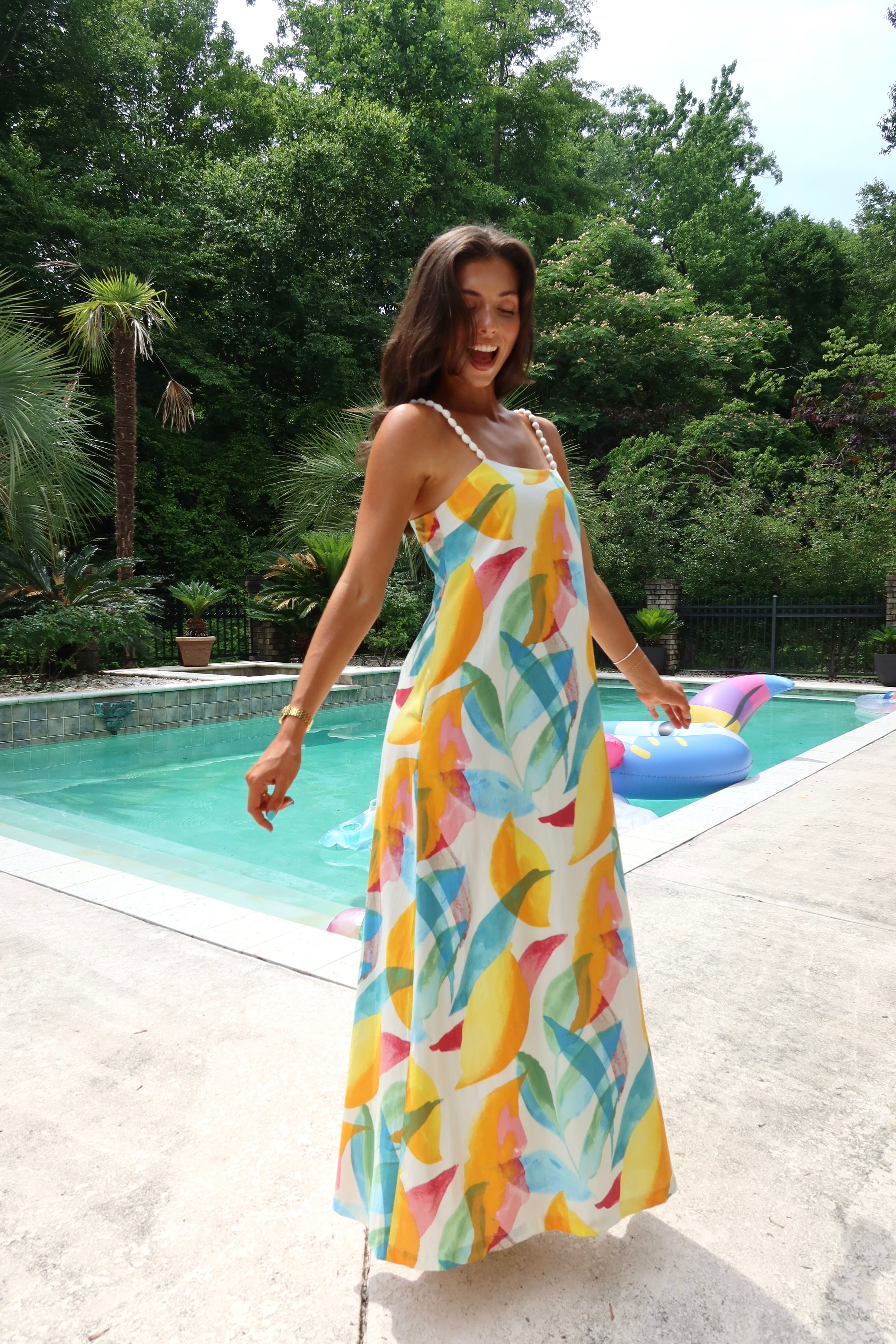 Amalfi Maxi Dress- Multi