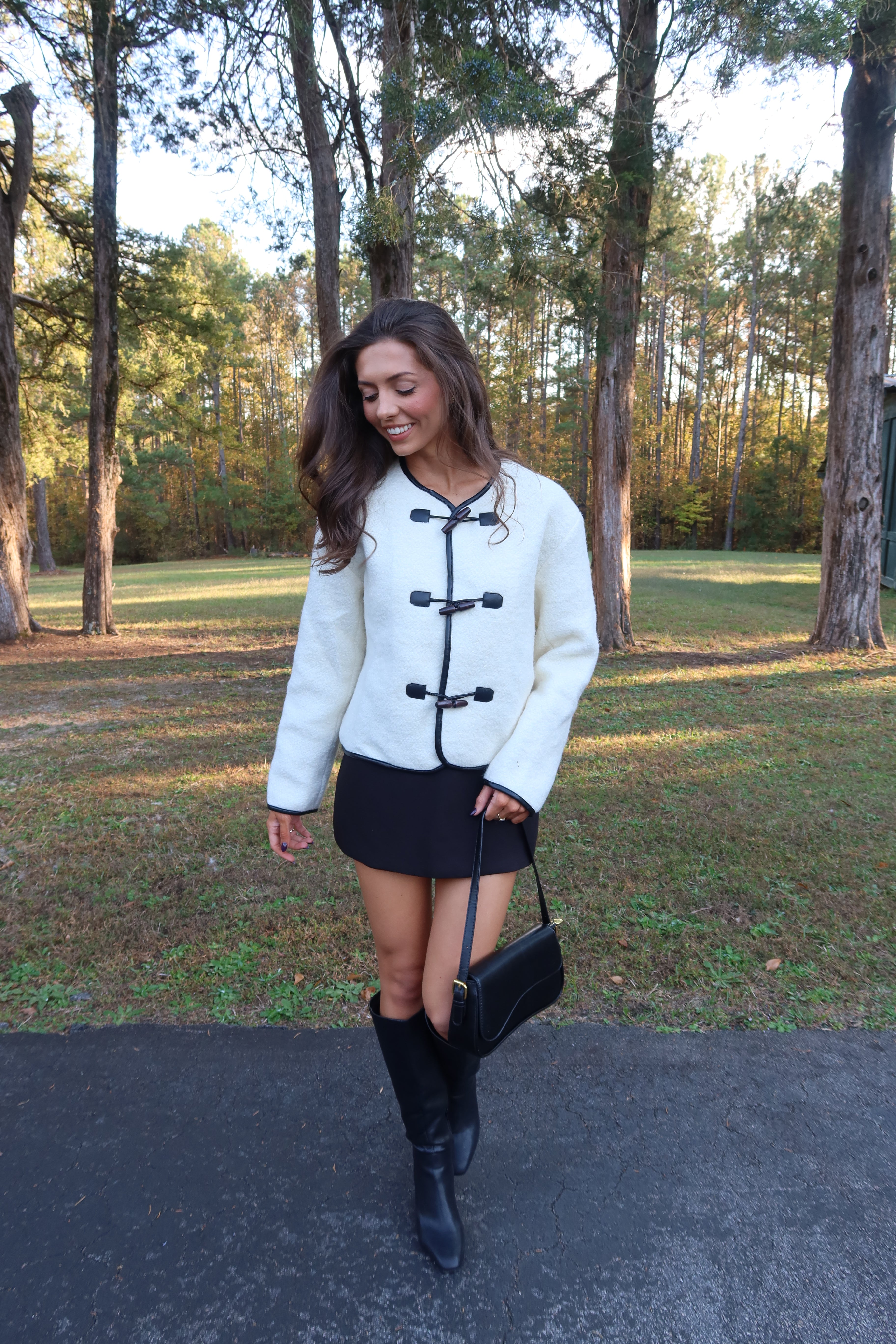 Cotswold Jacket- Ivory/Black