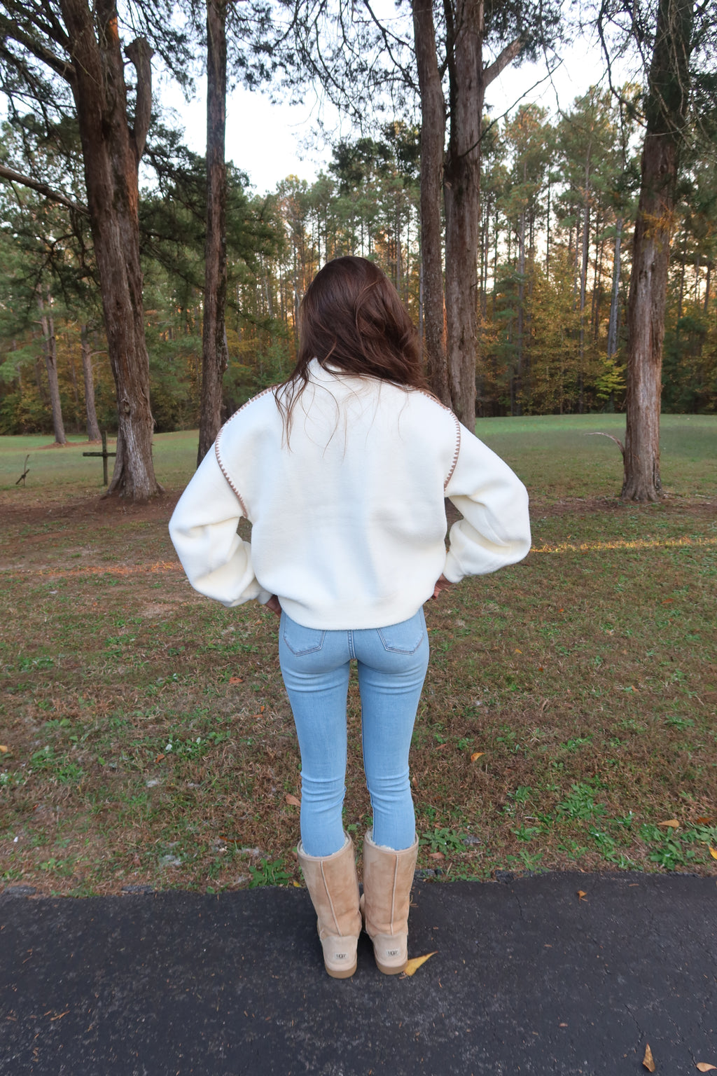 Cabinwood Jacket- Ivory/Mocha