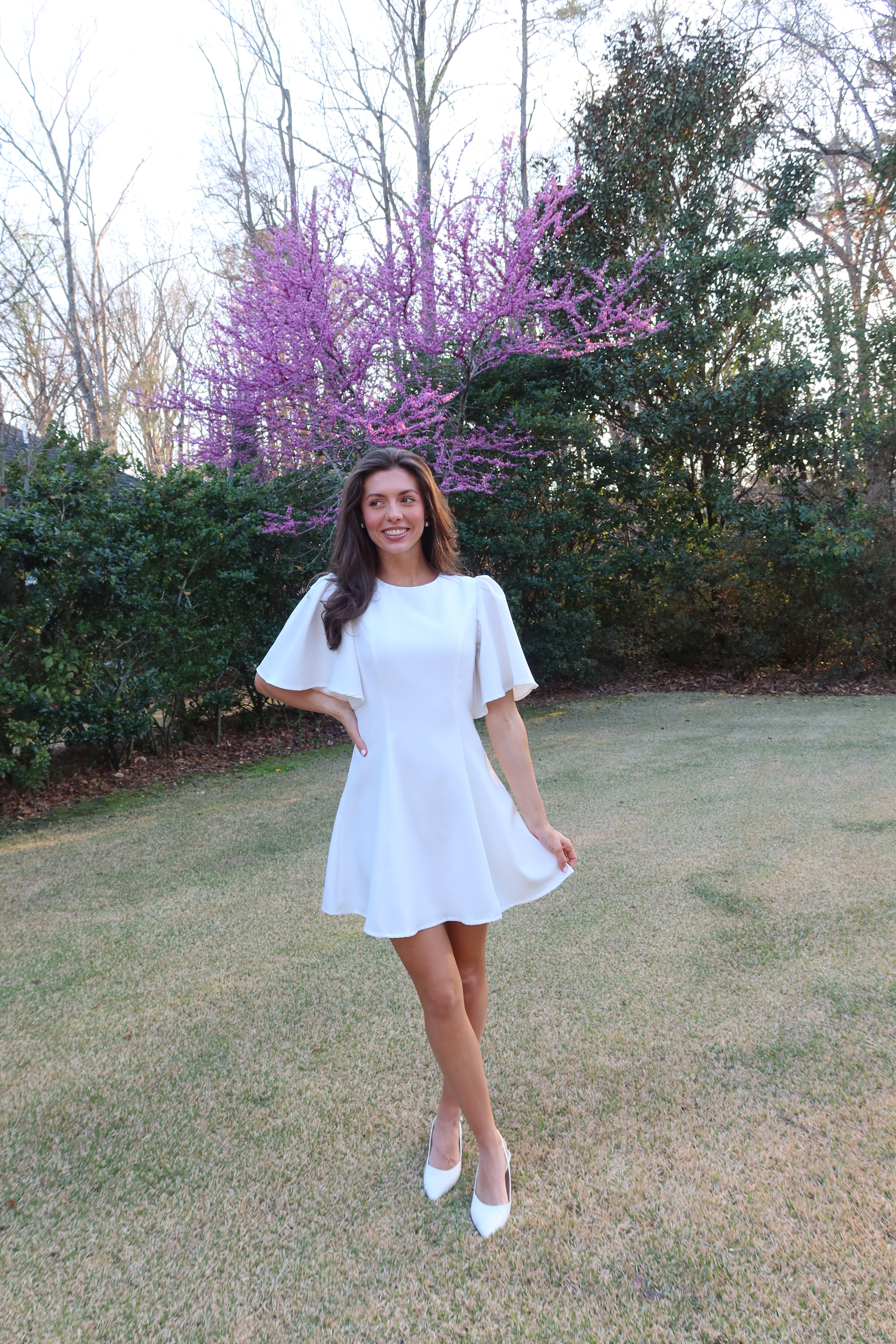 Lola Mini Dress- White