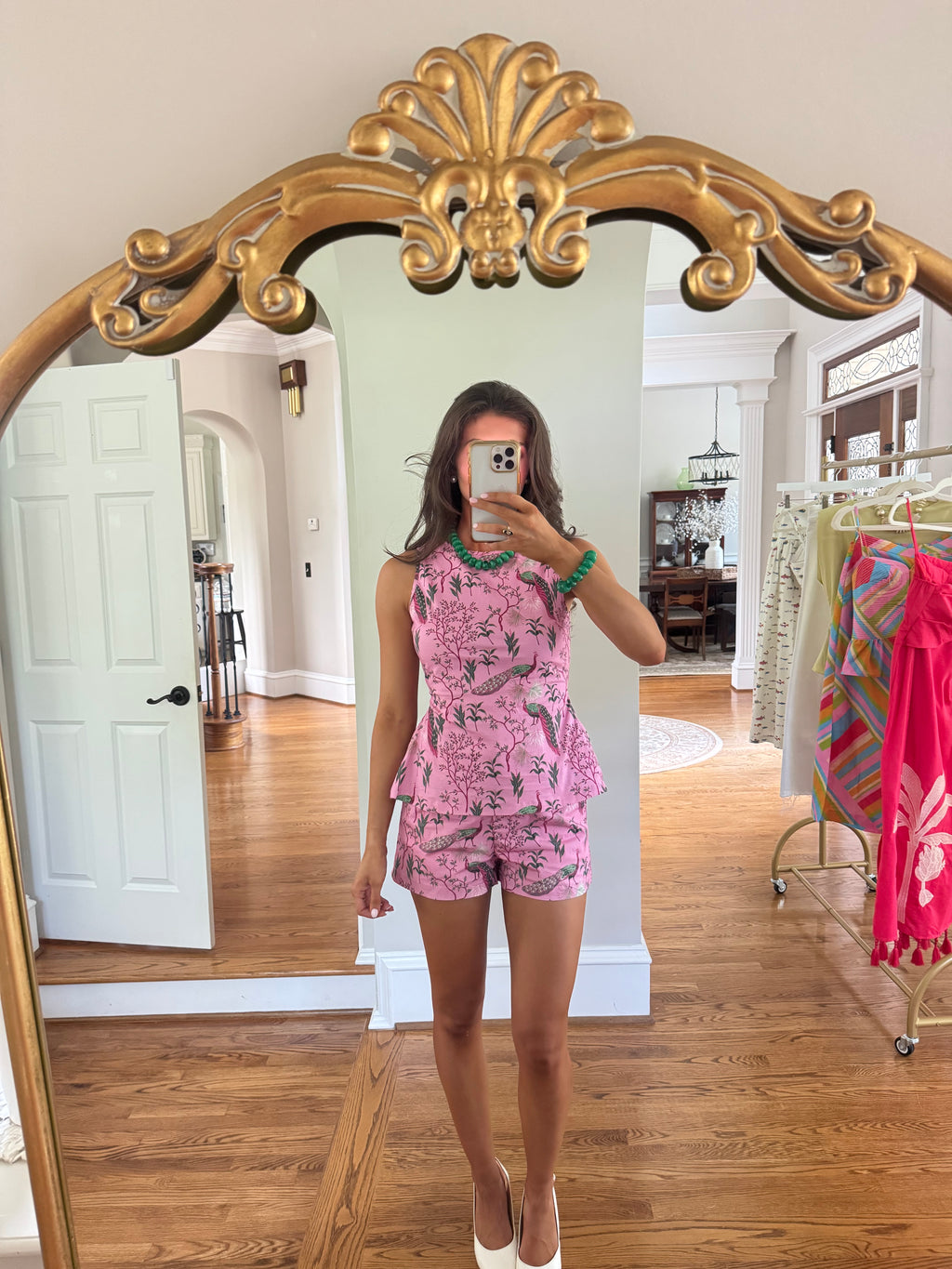 Peacock Point Set- Pink