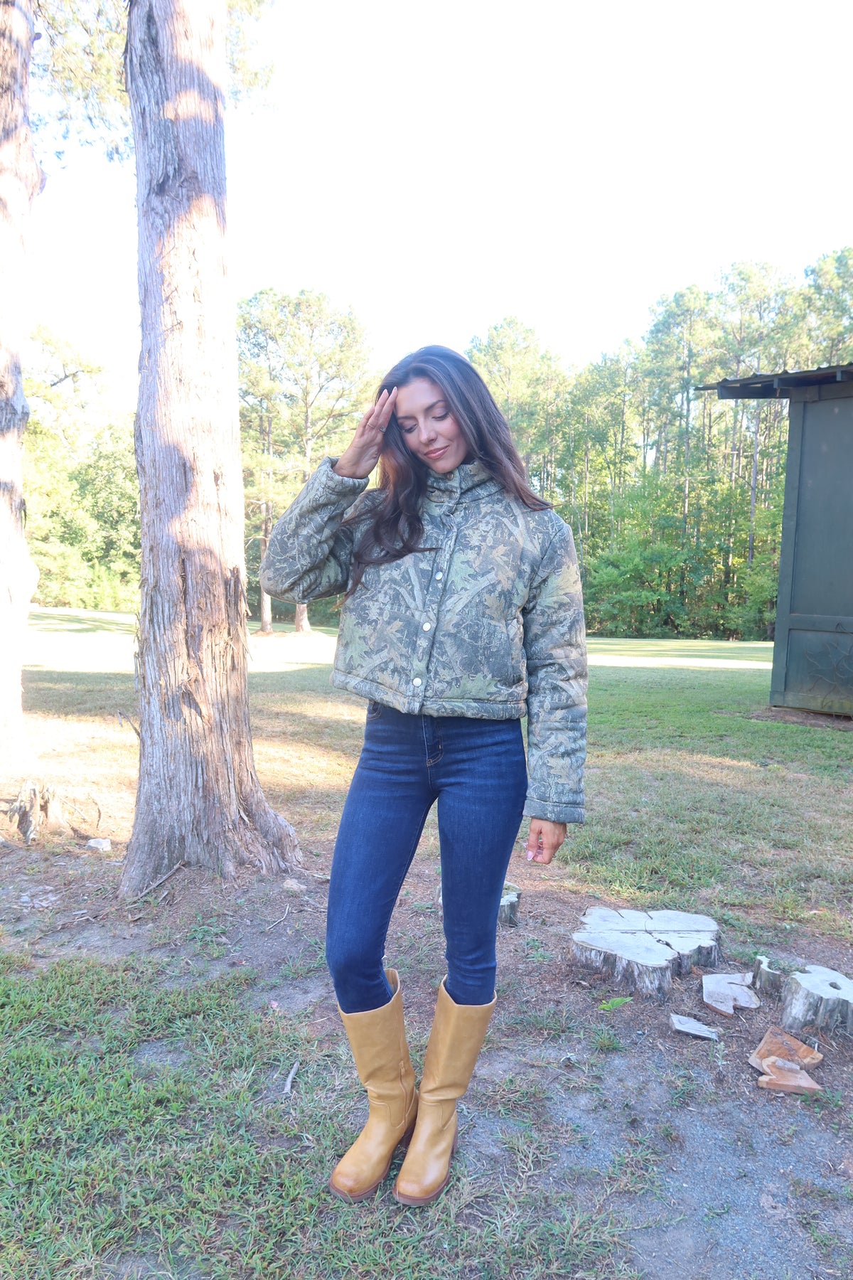 Woodland Camo Puffer- Camo