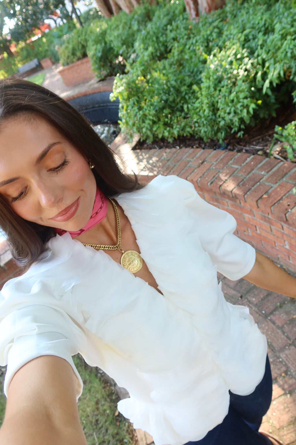 Petal Muse Top- Off White