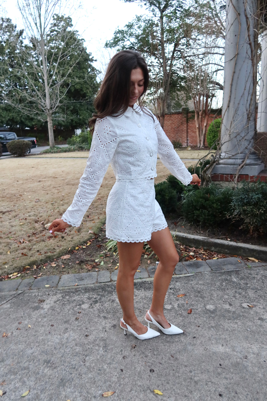 Sunday Best Set Top- White