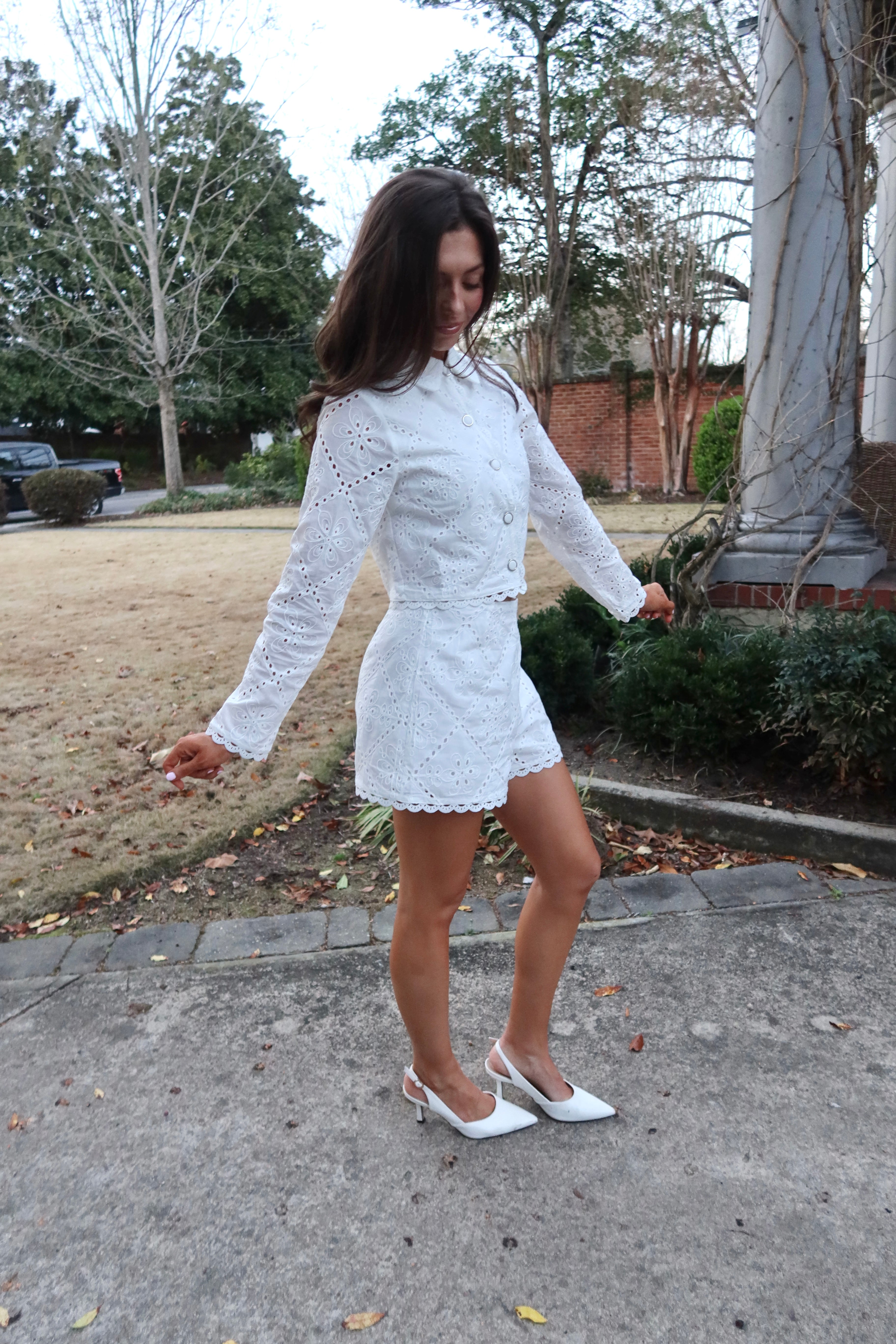 Sunday Best Set Top- White
