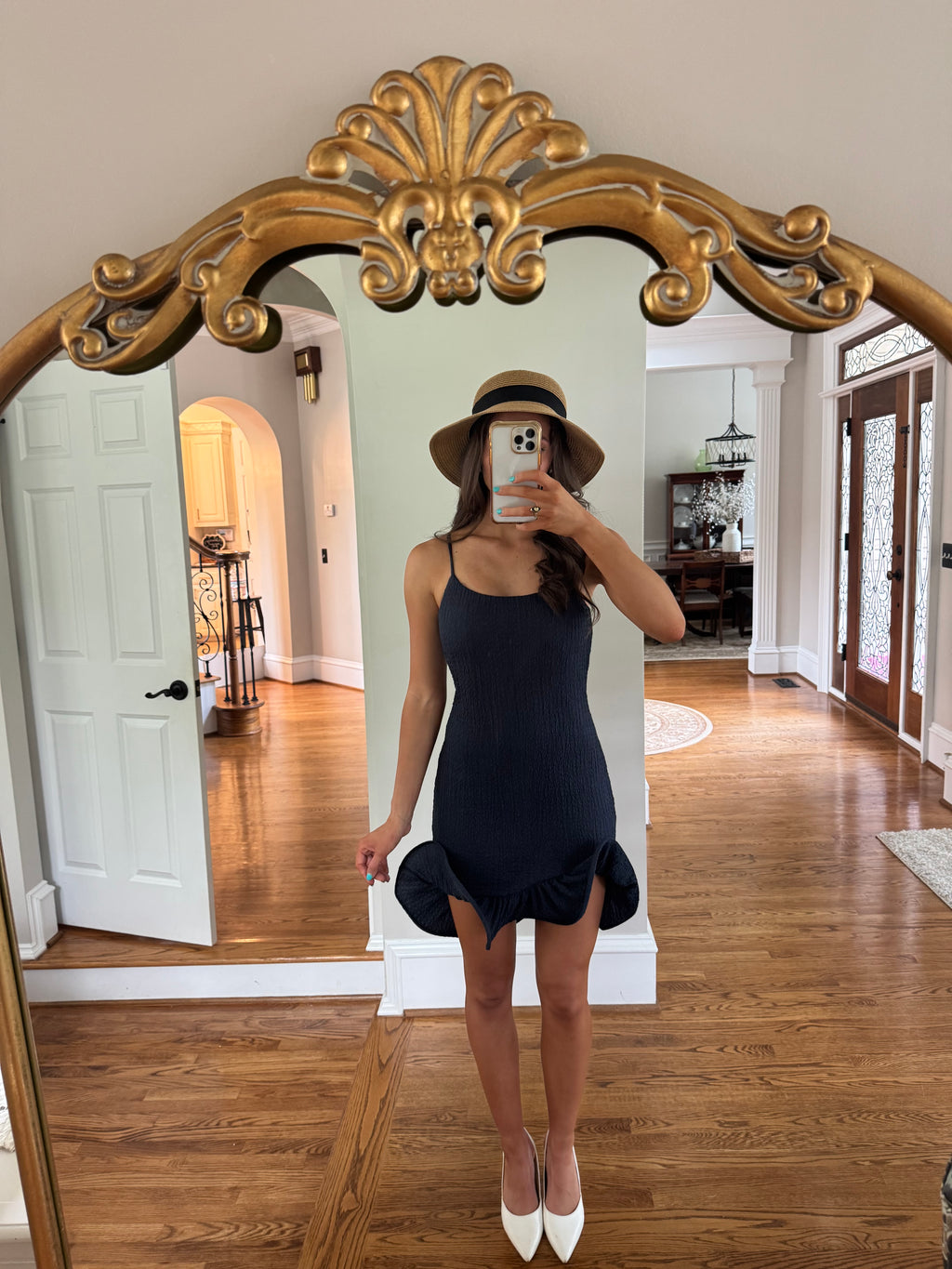 Tabby Mini Dress- Navy