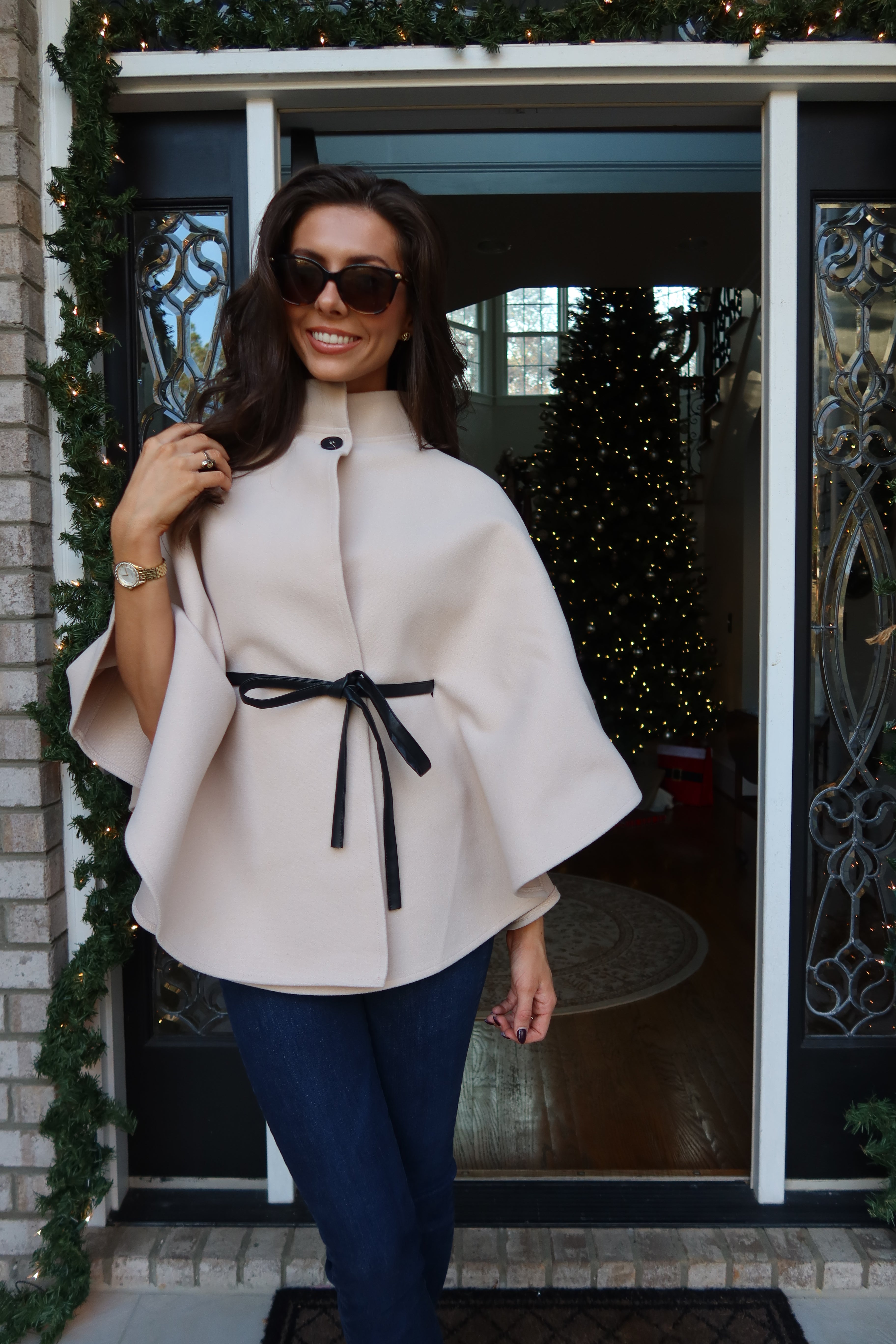 Kingston Cape Coat- Beige