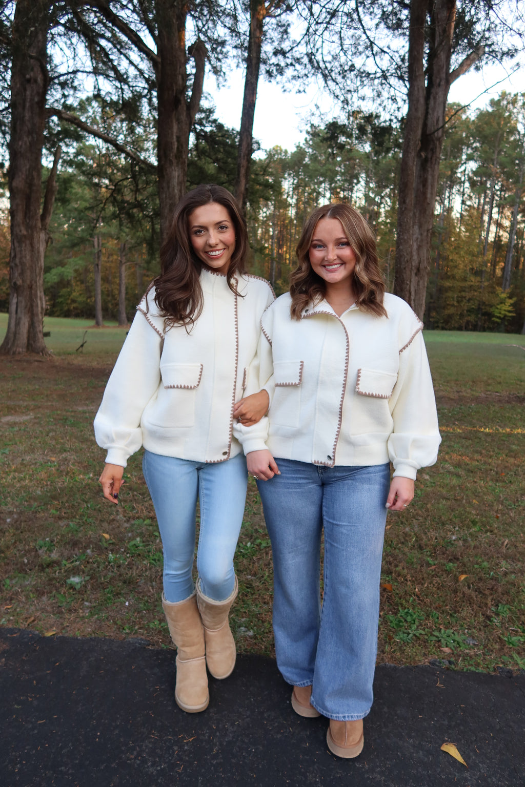 Cabinwood Jacket- Ivory/Mocha