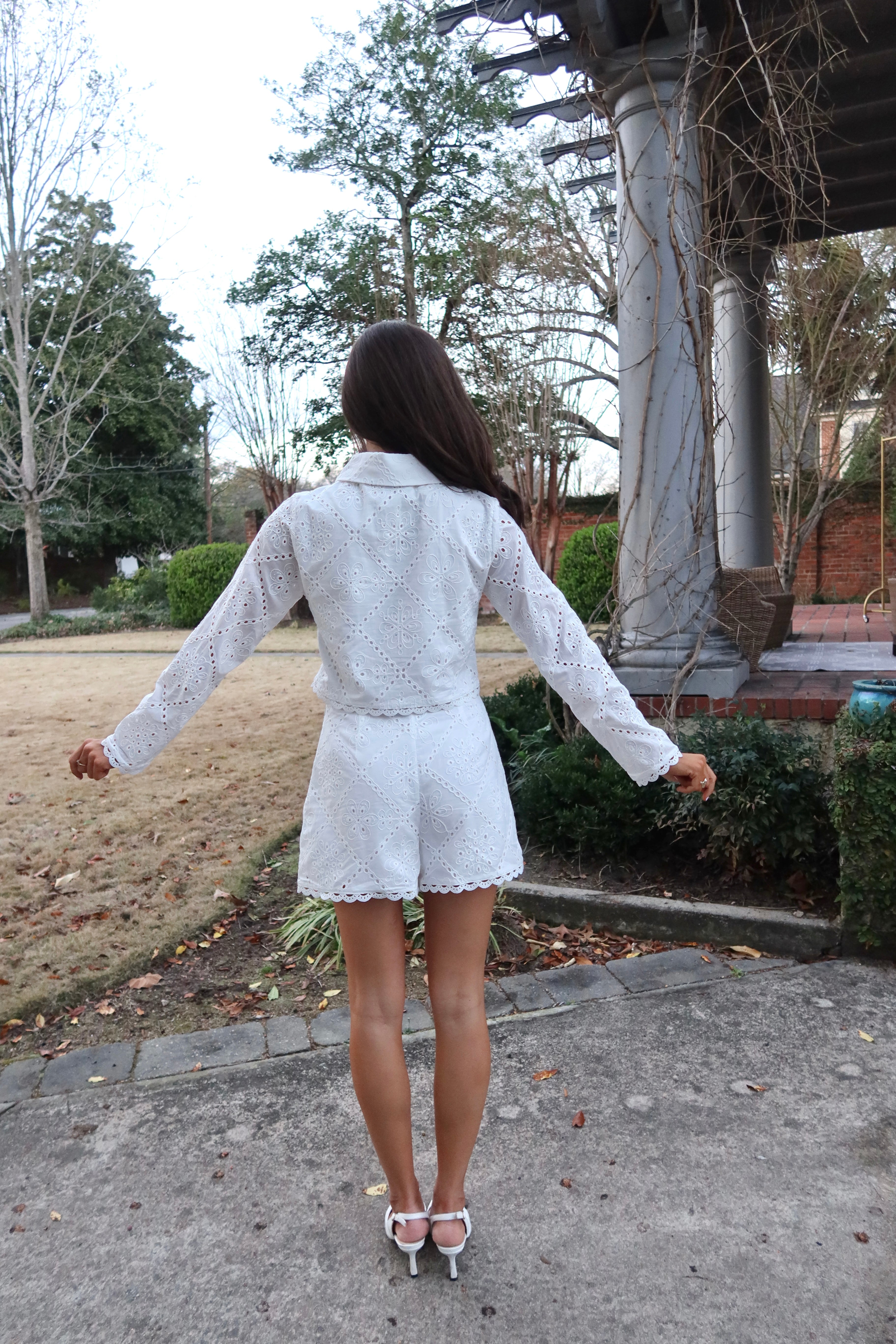 Sunday Best Set Top- White