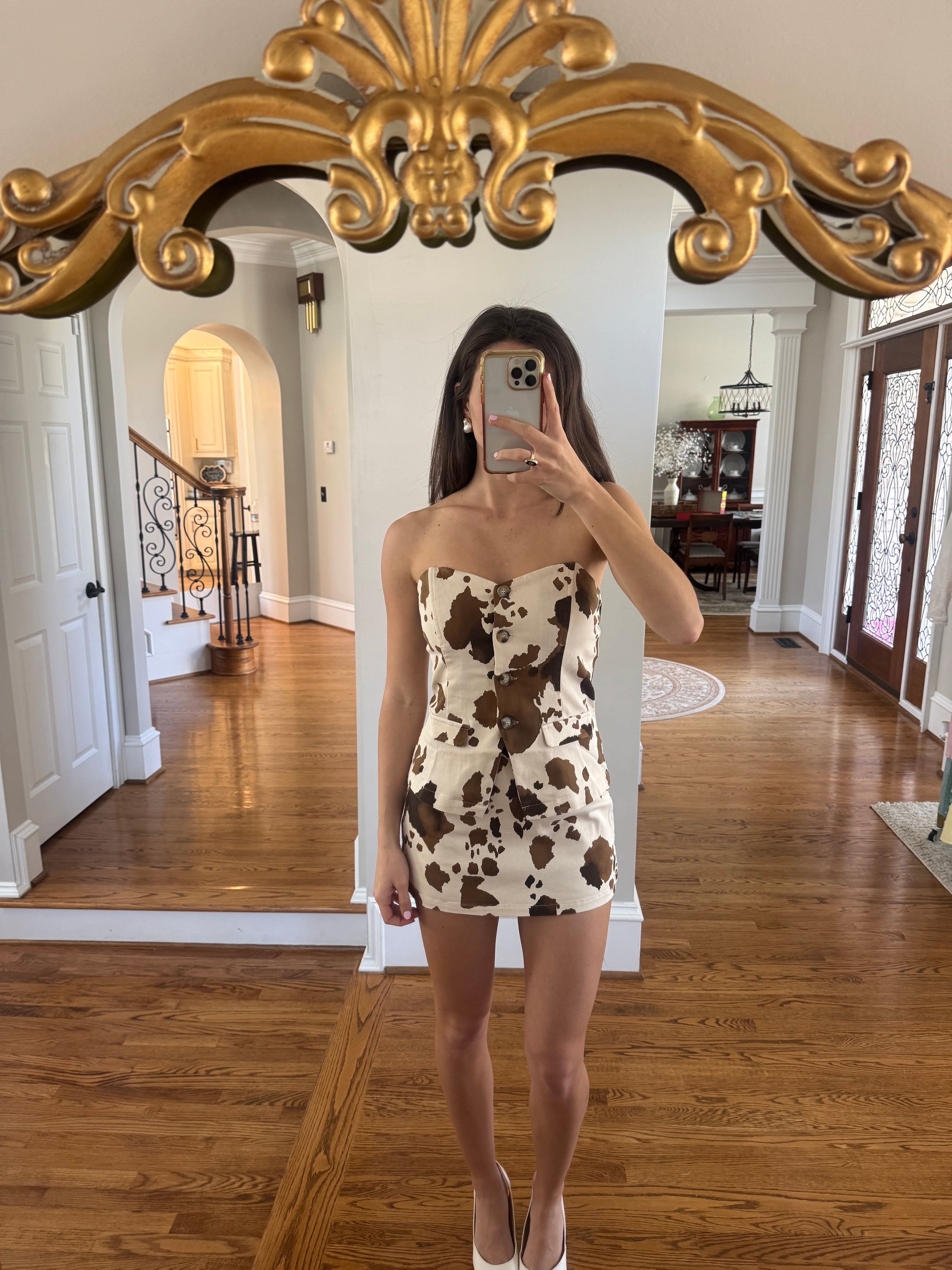 Cowgirl Country Tube Top- Multi