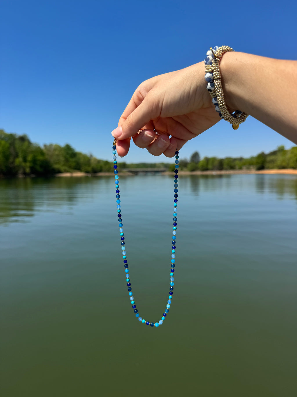 Coastal Coated Candy Necklace