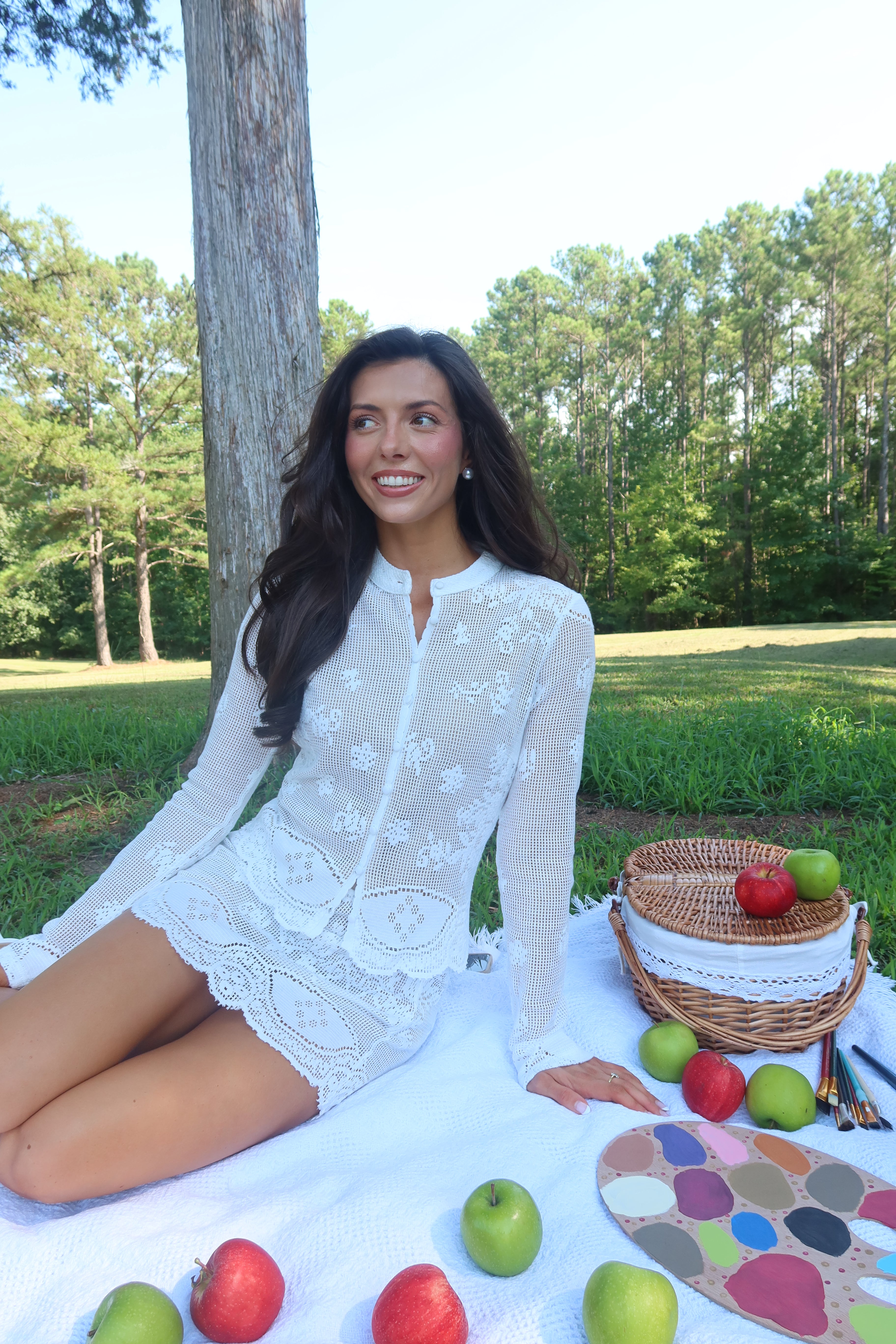 Corley Lace Set- Off White