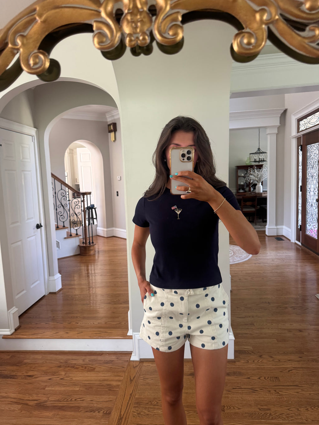 Stars & Martinis Tee- Navy