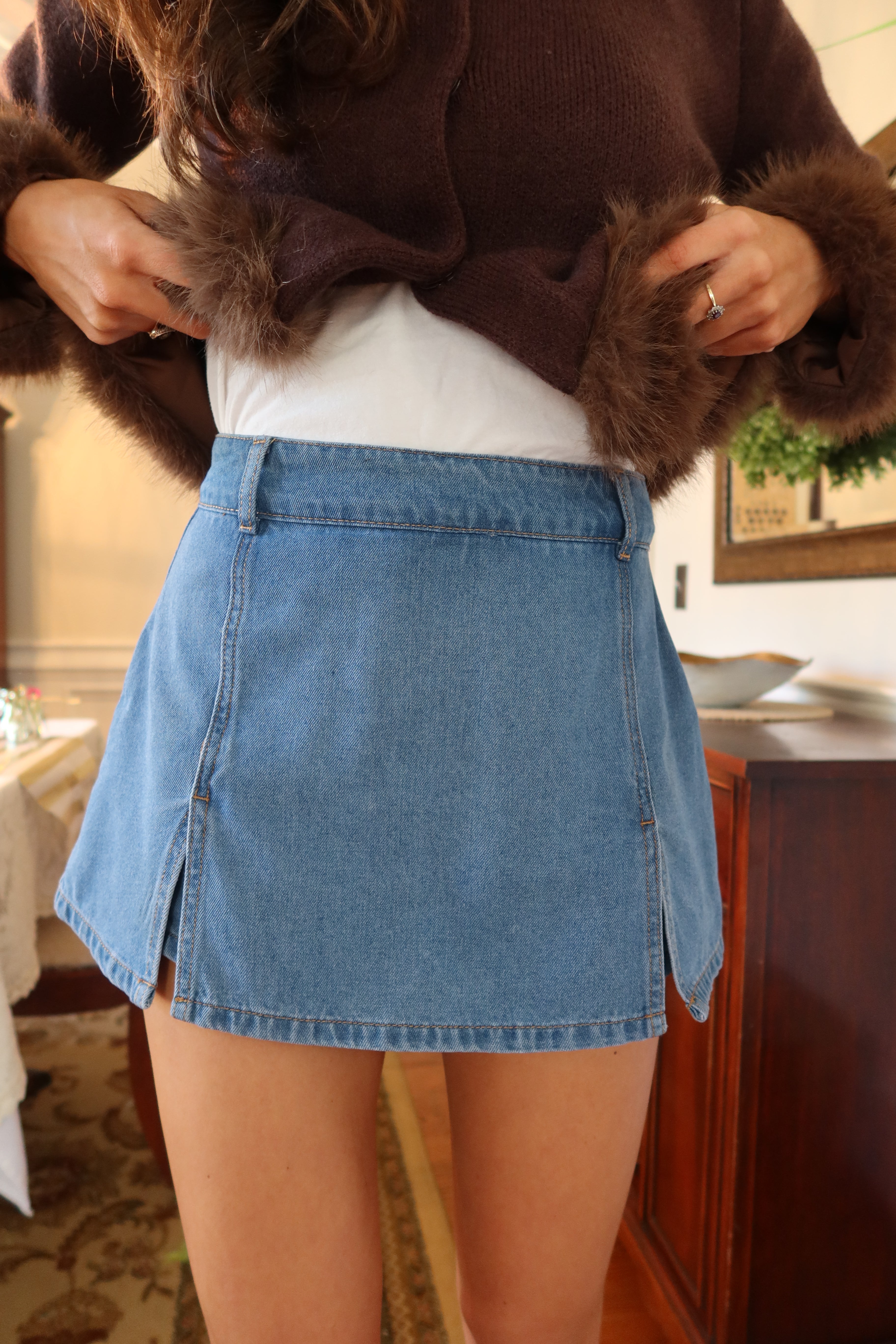 Gina Skort- Denim