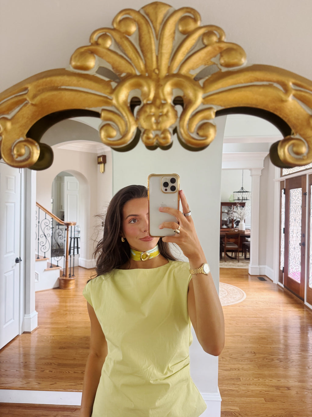 Sculpted Gold Brooch