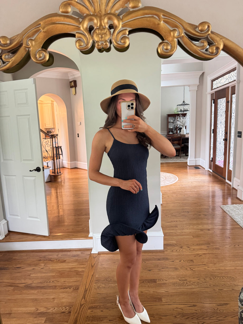 Tabby Mini Dress- Navy