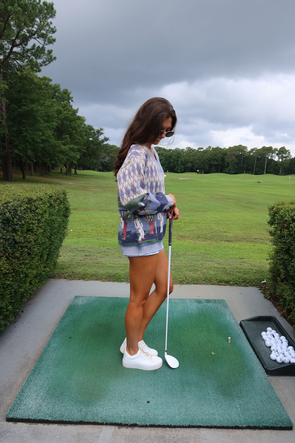 Caddie Country Club Sweater- Multi
