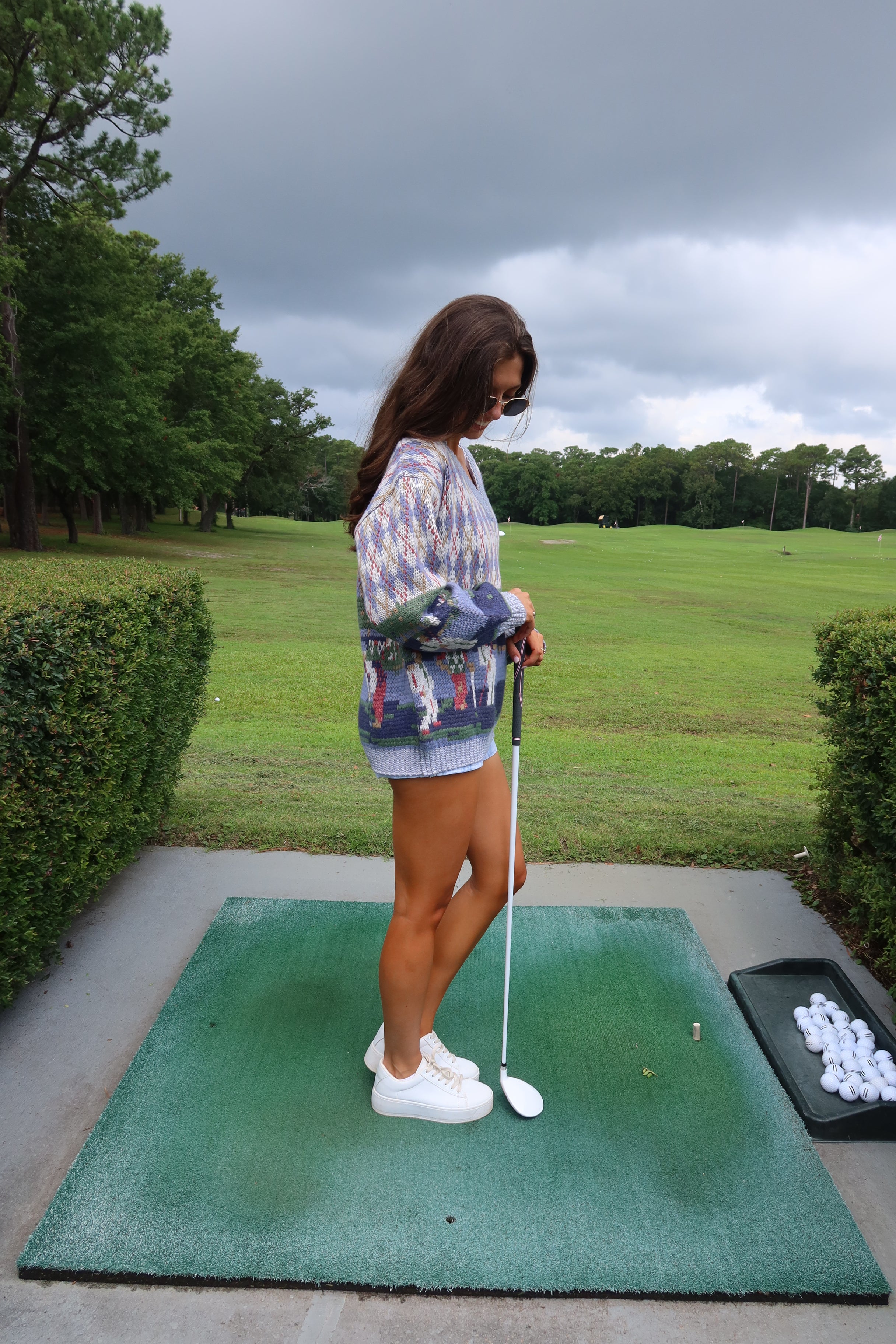 Caddie Country Club Sweater- Multi