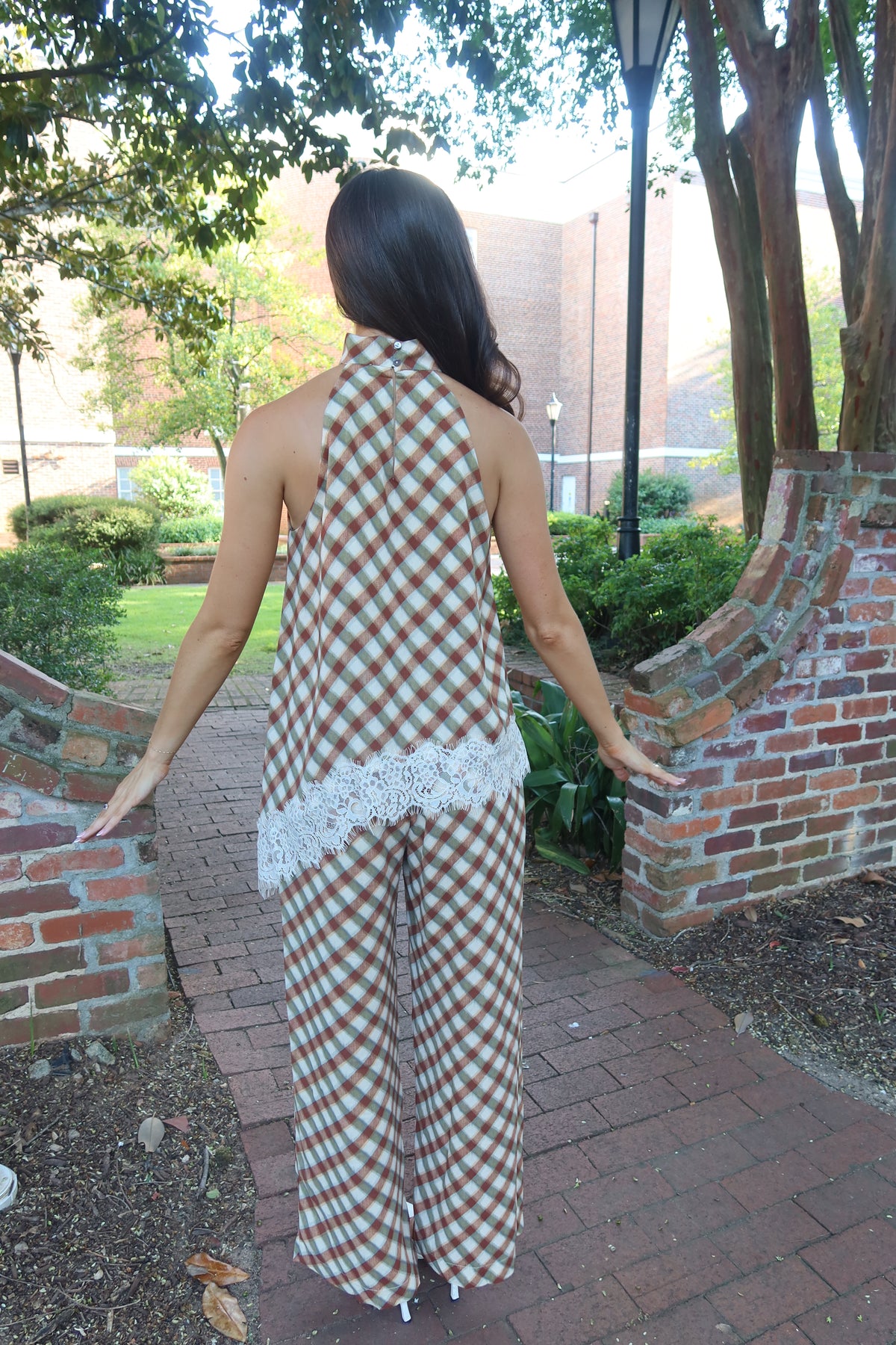 Tuscan Lace Asymmetrical Top- Multi