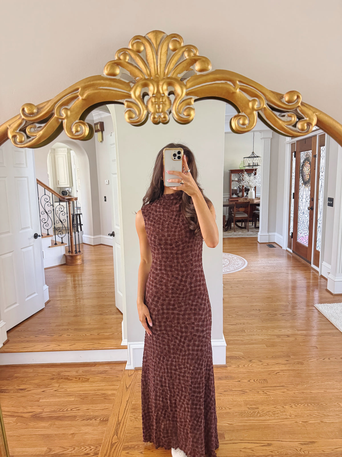 Aspen Maxi Dress- Espresso