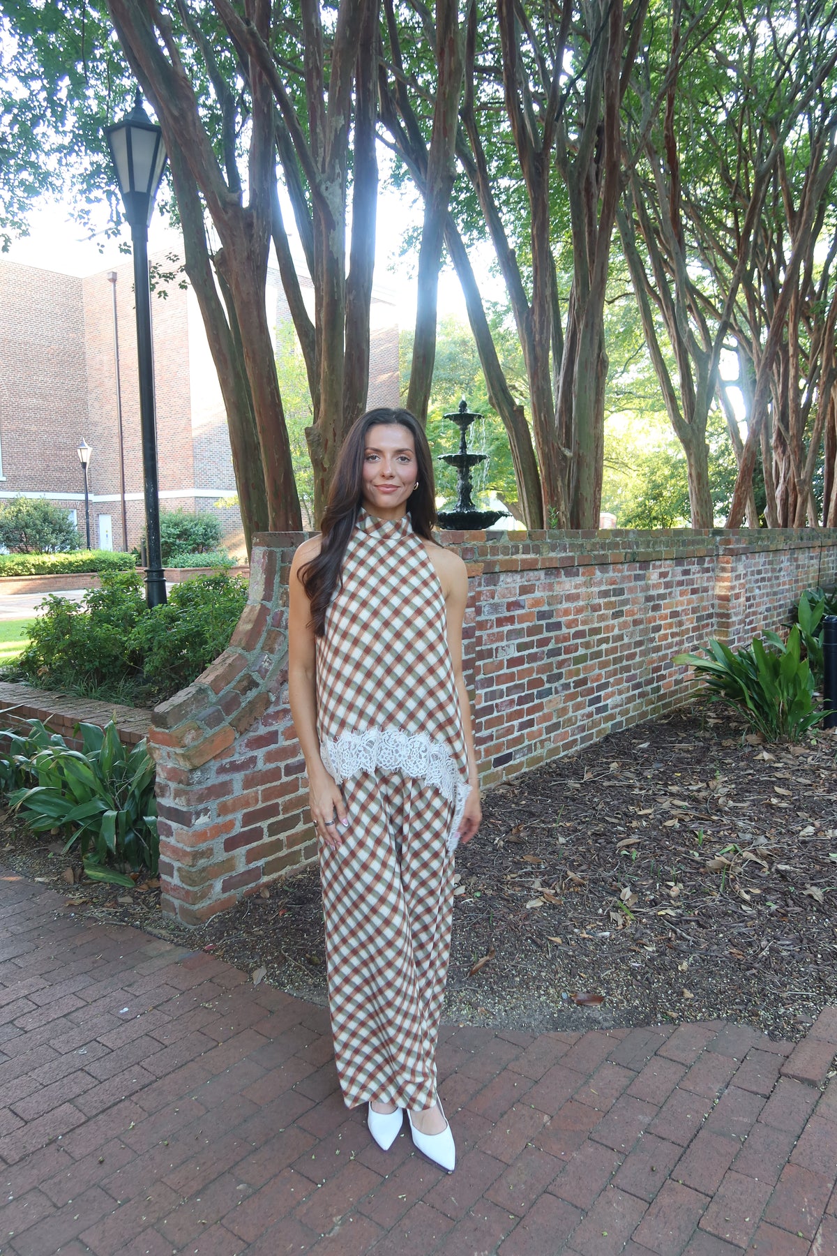 Tuscan Lace Asymmetrical Top- Multi