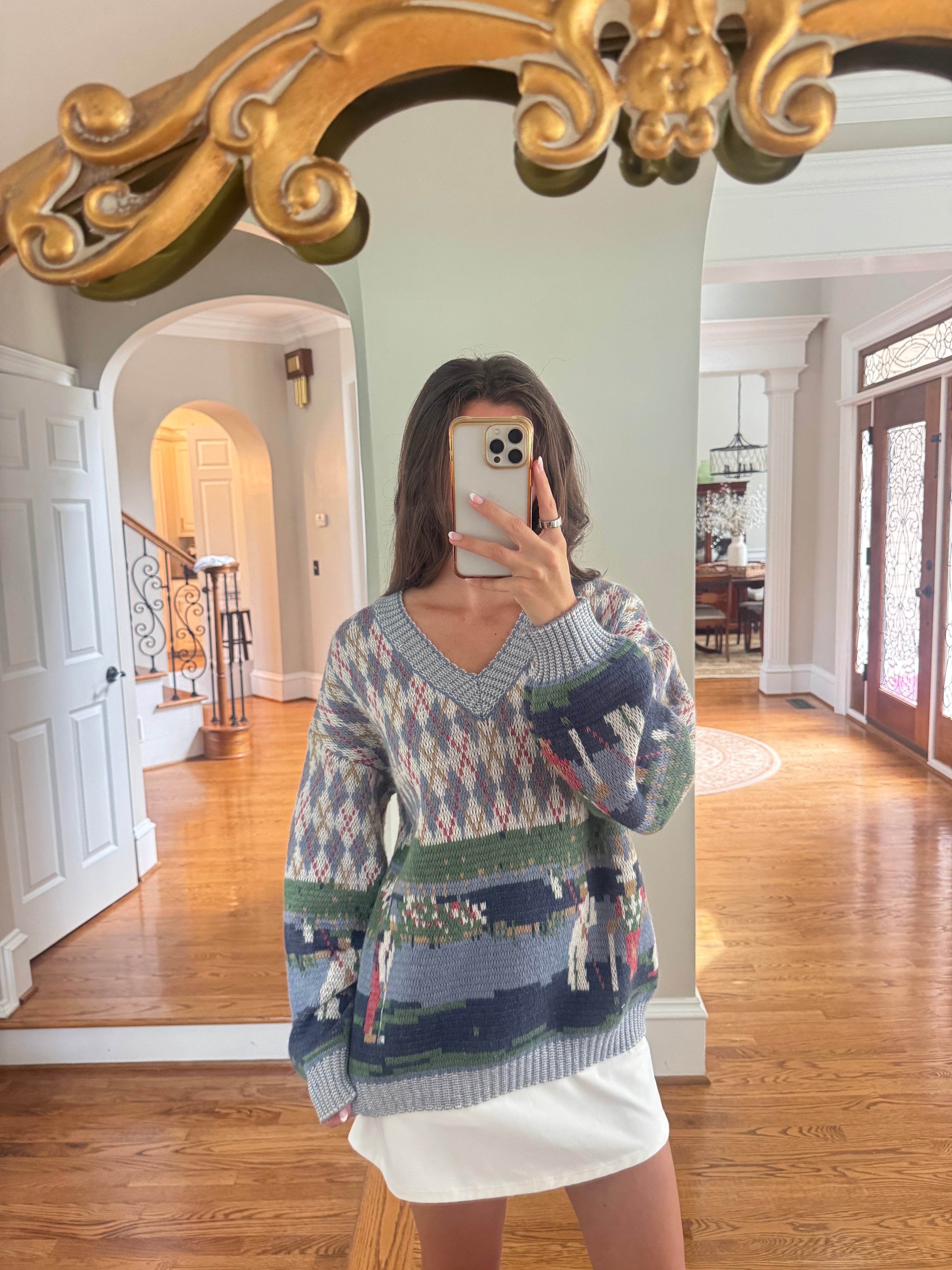 Caddie Country Club Sweater- Multi