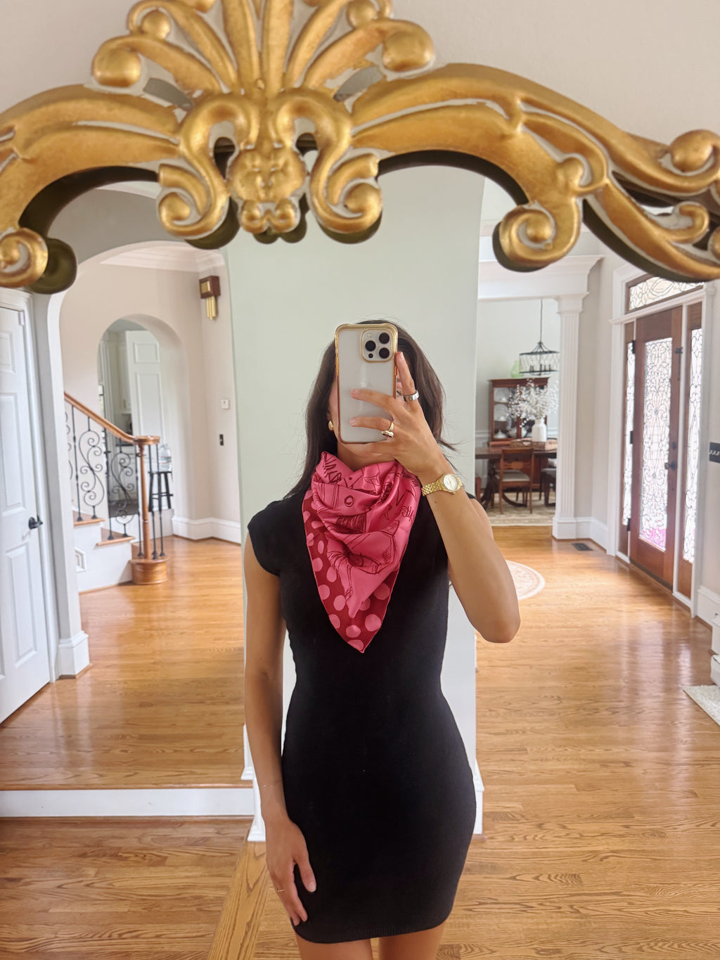 Fashion Sketch Silk Scarf- 35x35