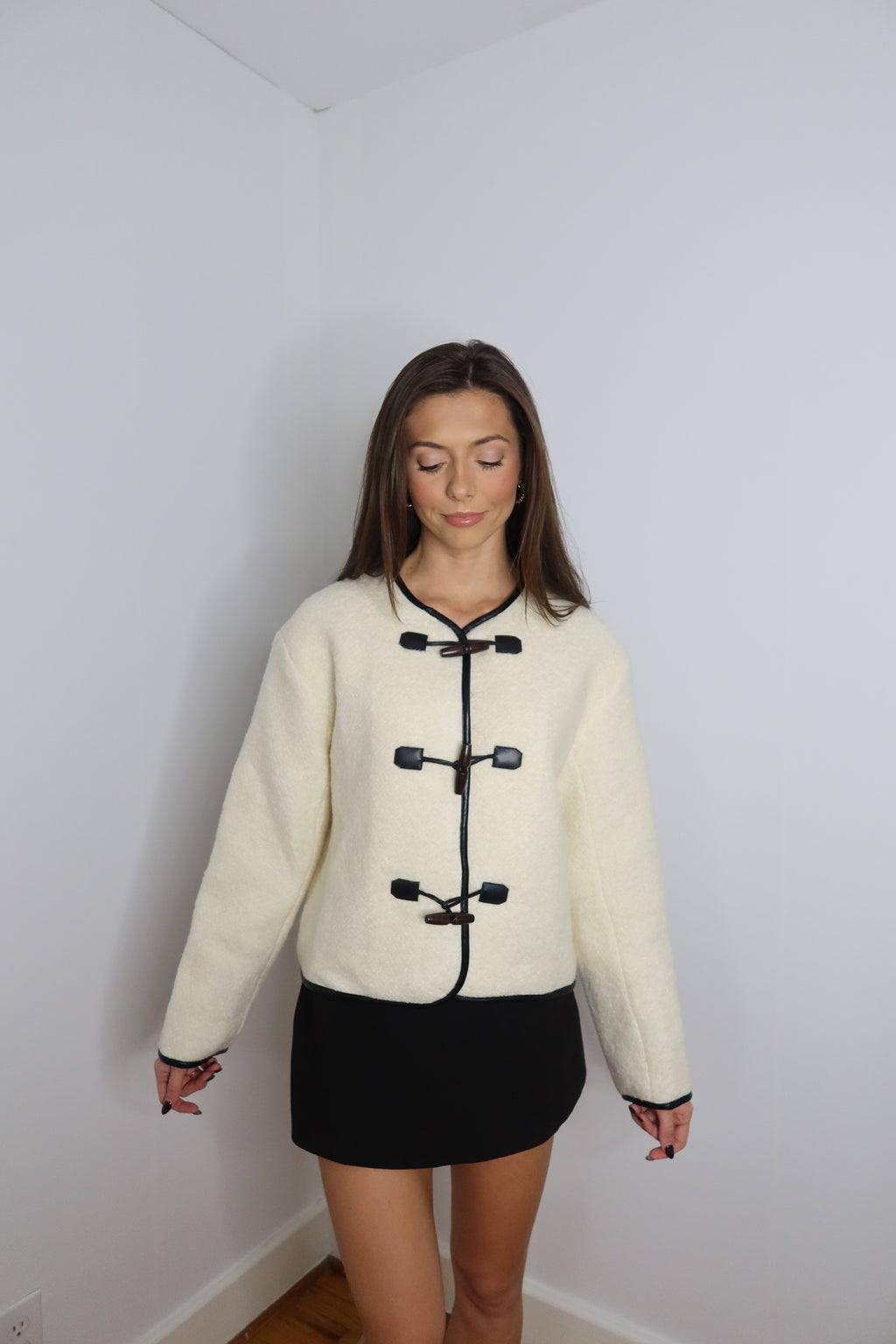 Cotswold Jacket- Ivory/Black