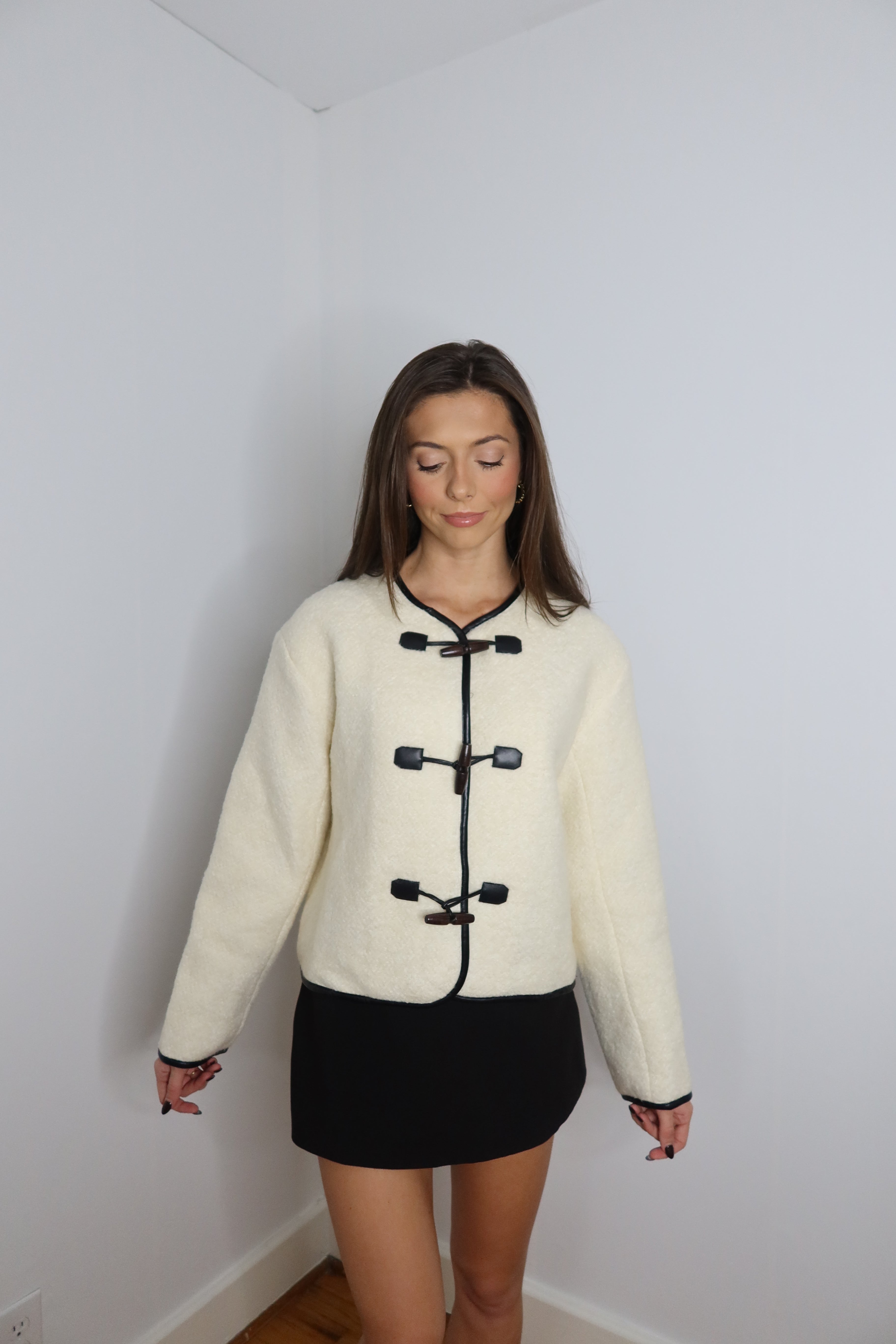 Cotswold Jacket- Ivory/Black