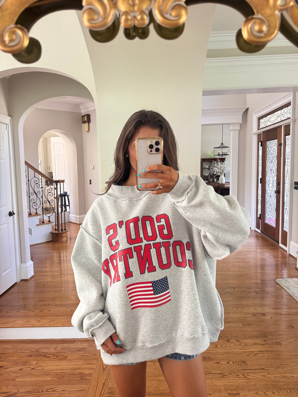 God's Country/American Dream Reversible Sweatshirt