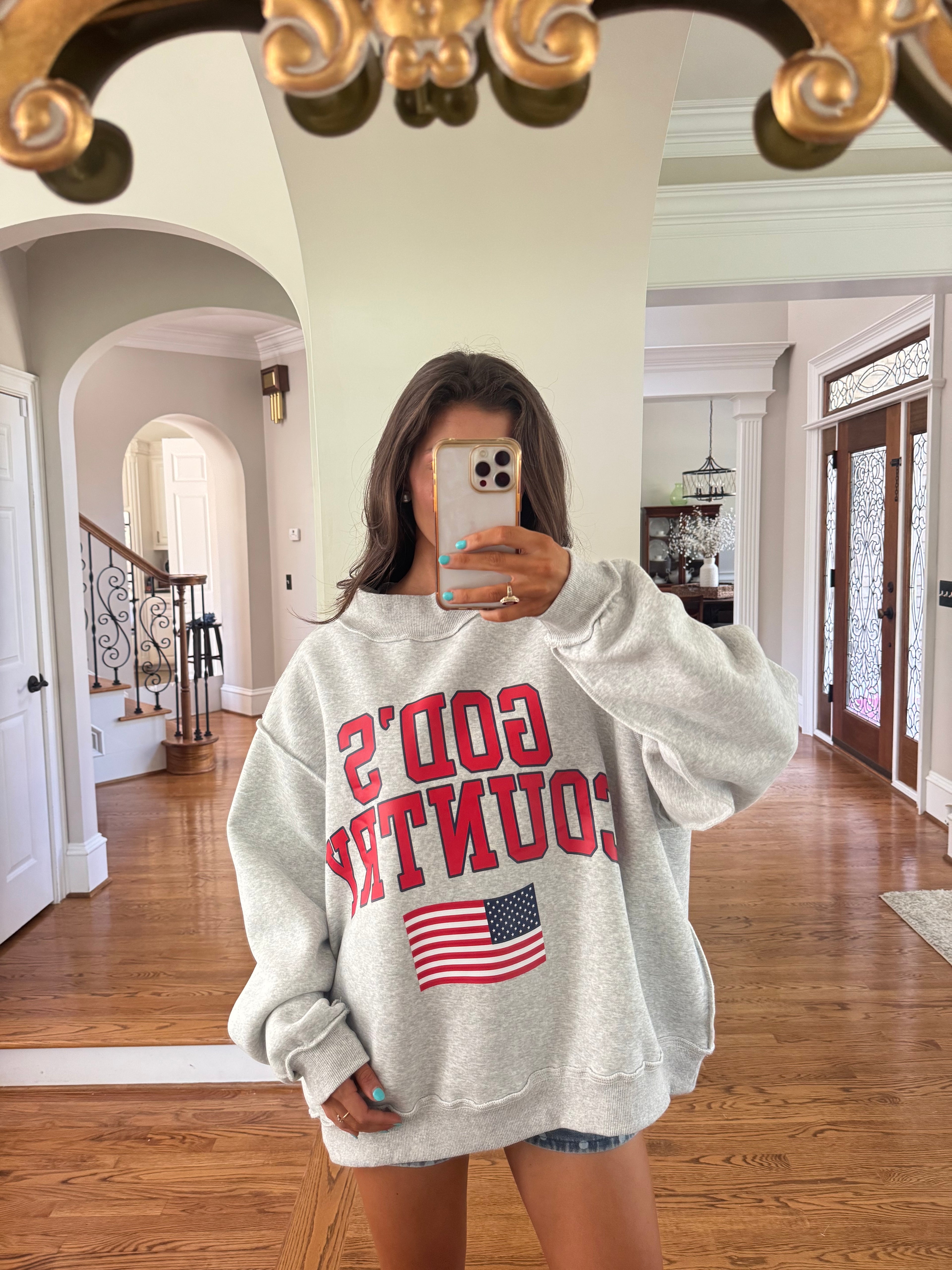 God's Country/American Dream Reversible Sweatshirt