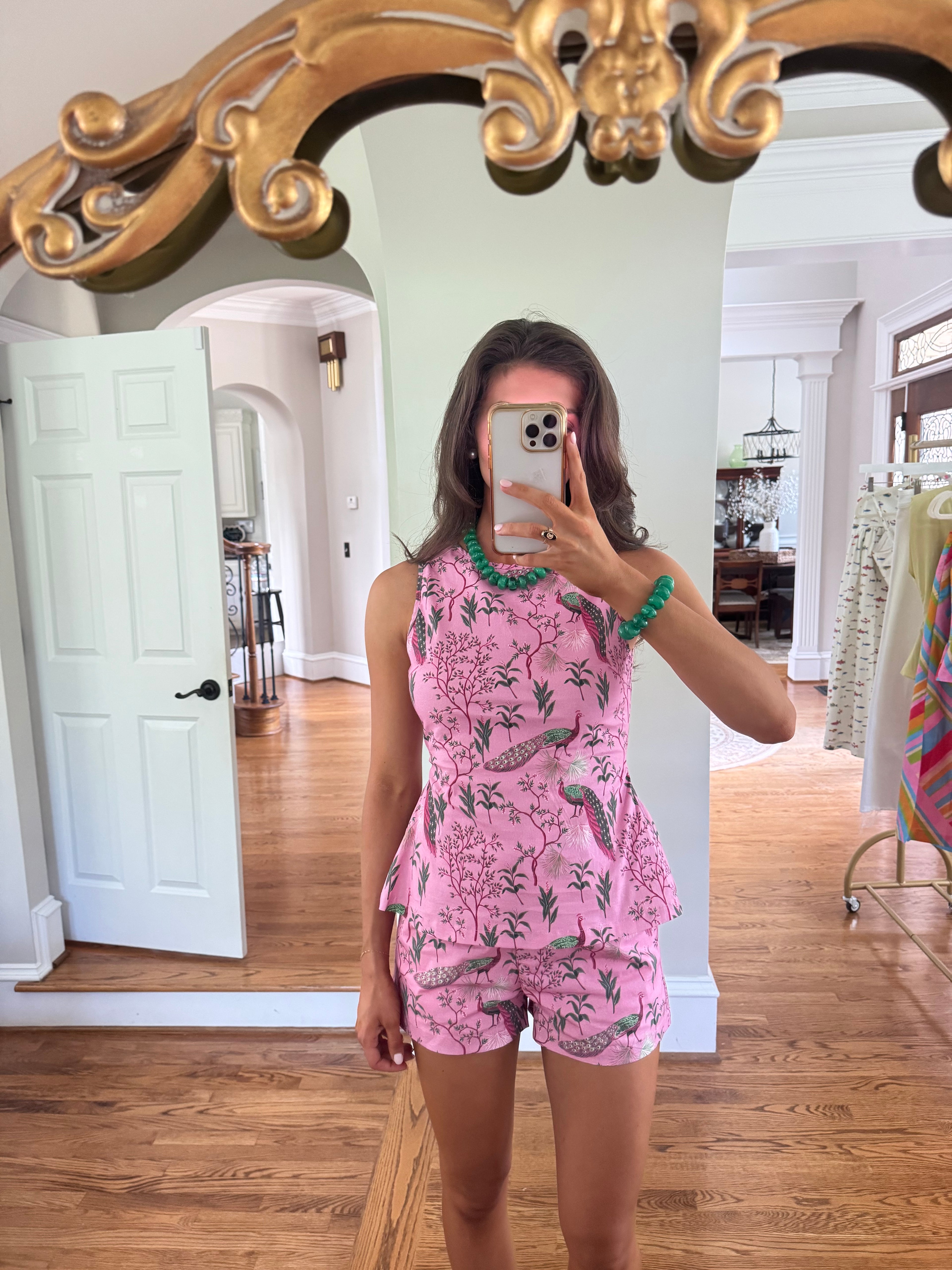 Peacock Point Set- Pink