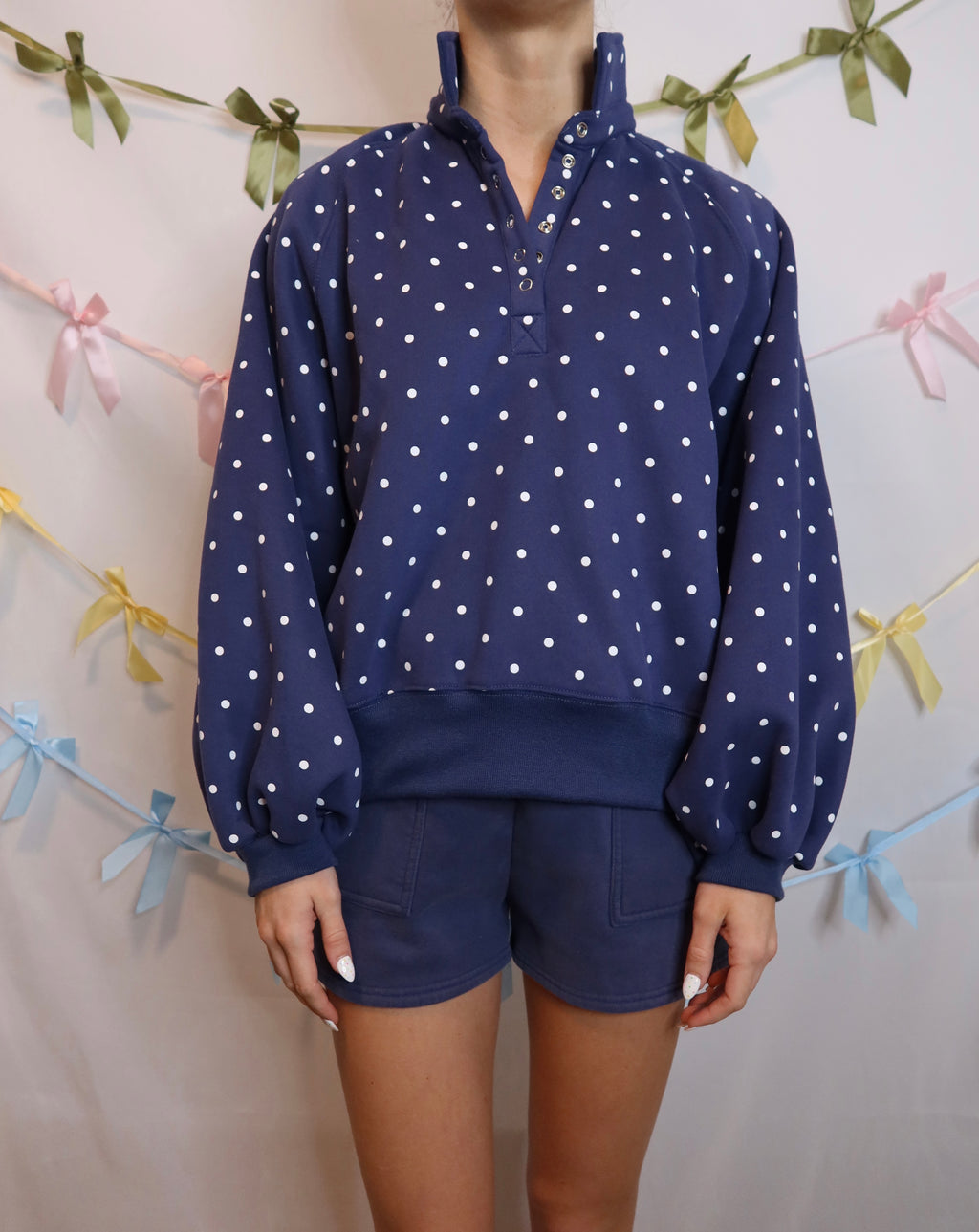 Carson Knit Shorts- Navy